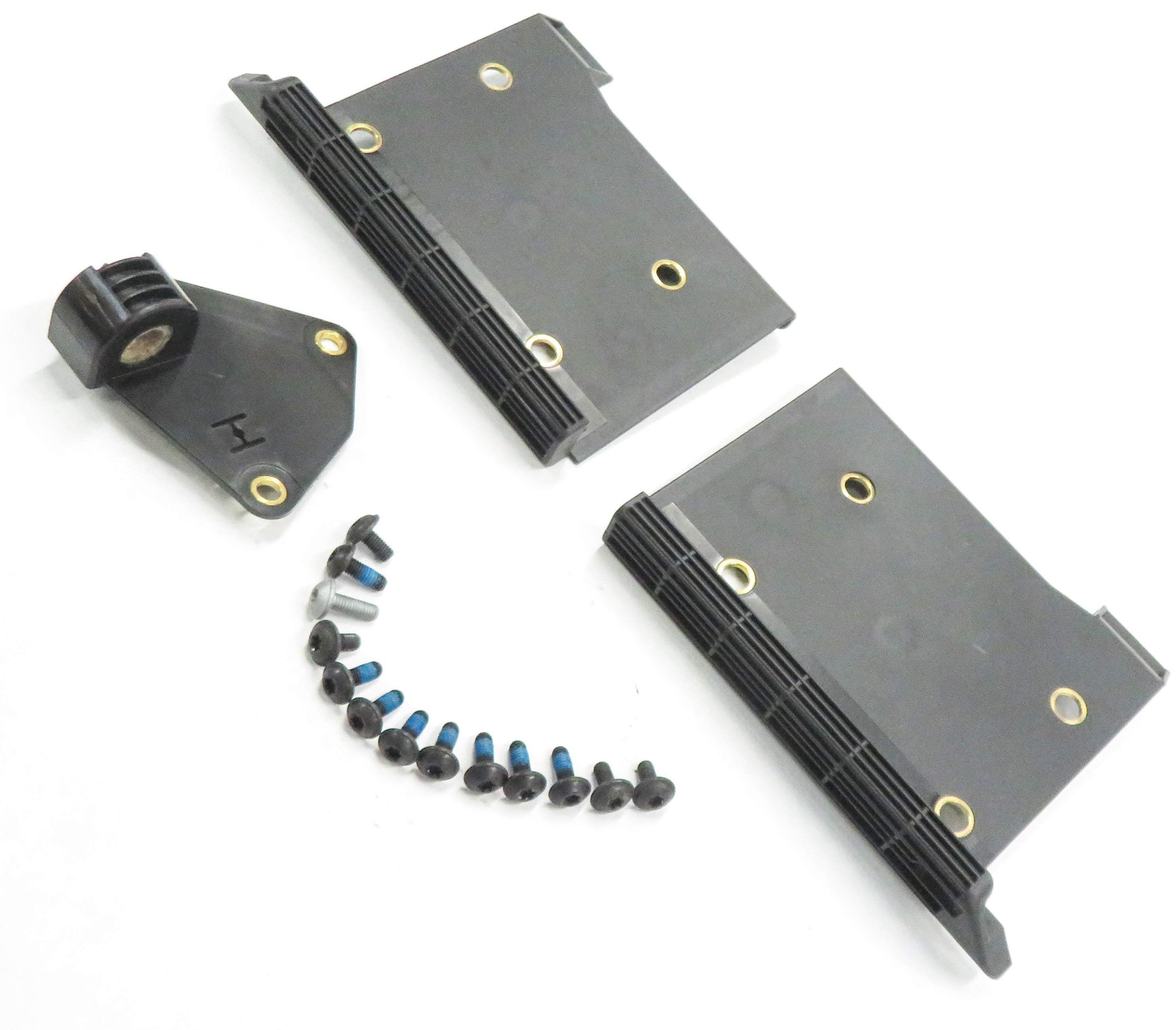2011 AUDI A5 (B8 8T) CONVERTIBLE STORAGE SLIDING COVER TRACK BRACKET SET — exact item pictured