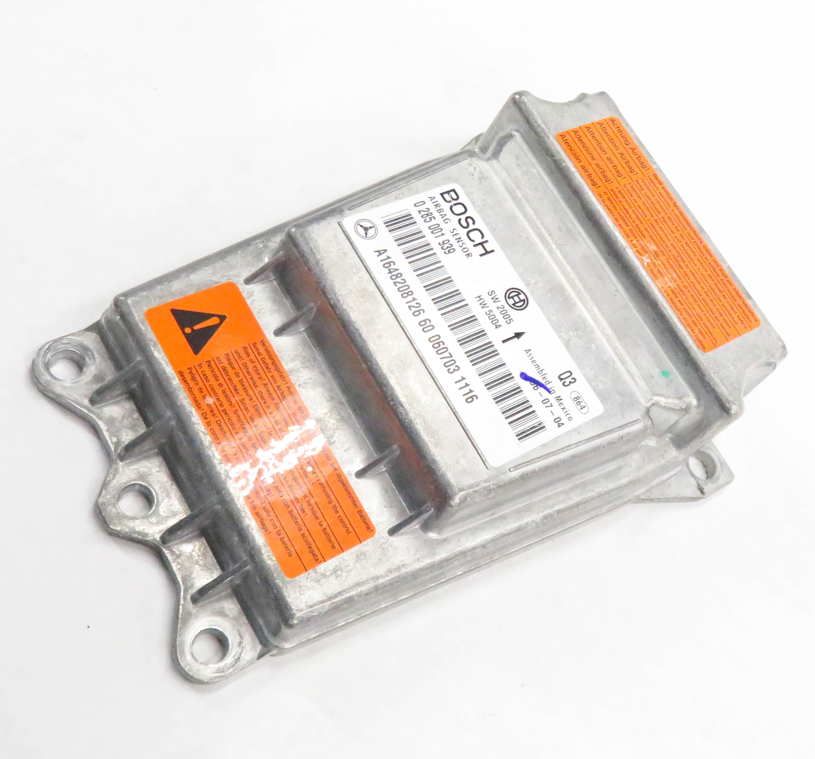 06-08 MERCEDES GL320 GL350 GL450 GL550 ML320 ML350 ML550 SAFETY RESTRAINT MODULE — exact item pictured