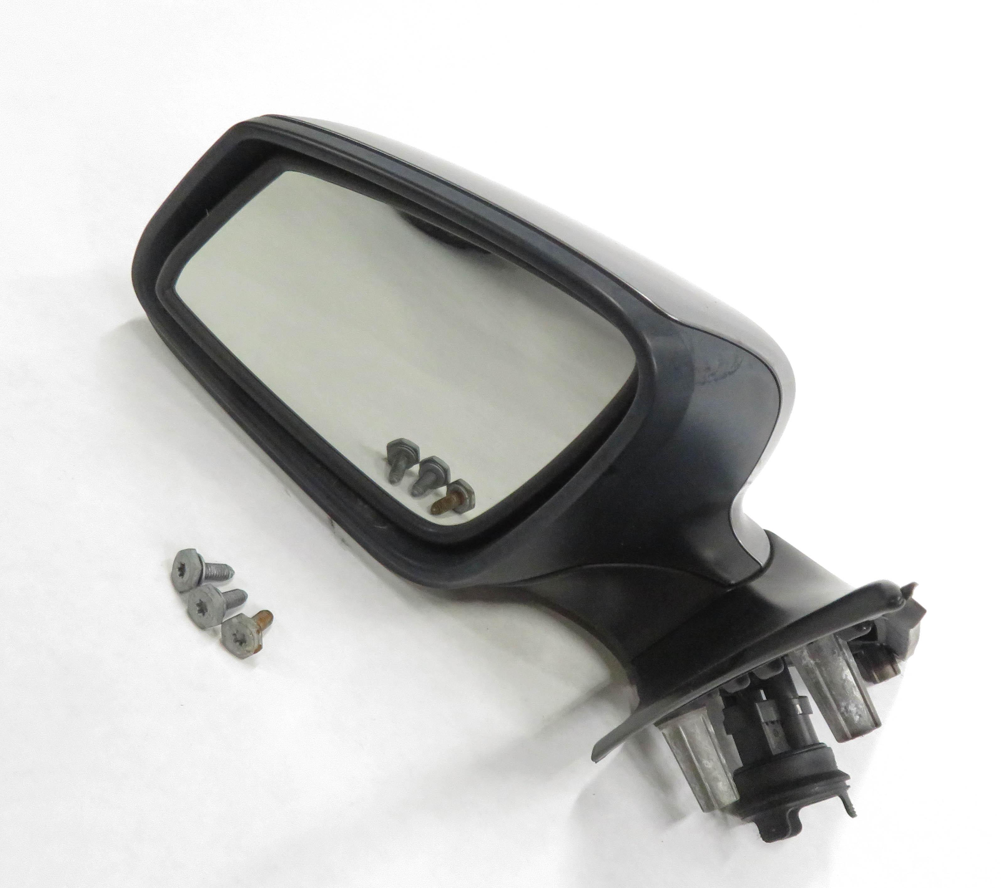 11-12 BMW 528i 535i 550i (F10) LEFT P-FOLD AUTODIM MEMORY DOOR MIRROR (GRAY A52) — exact item pictured