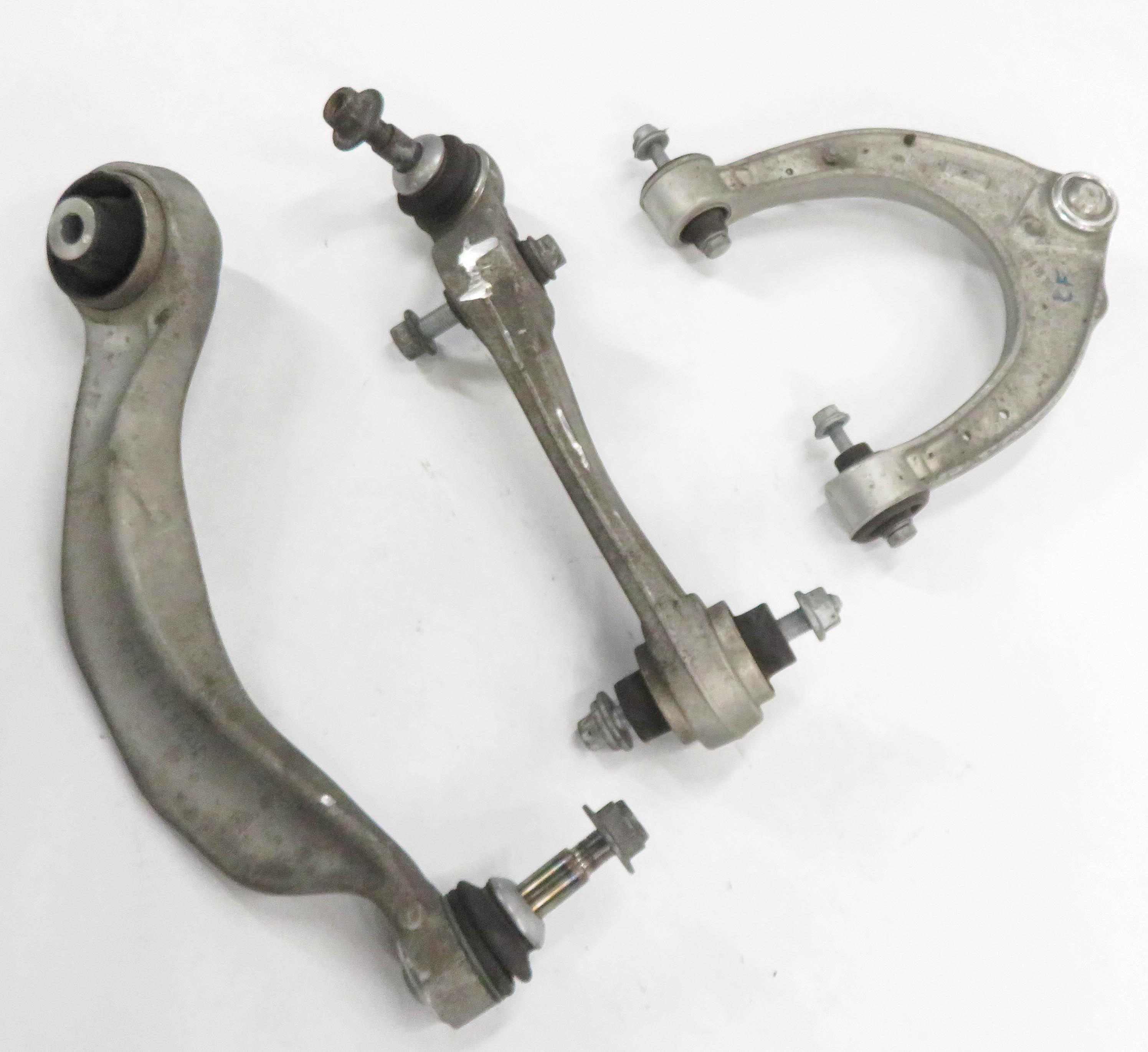 11-19 BMW 528i 535i 550i 640i 650i (F06 F10) RWD LEFT FRONT CONTROL ARM SET (3) — exact item pictured
