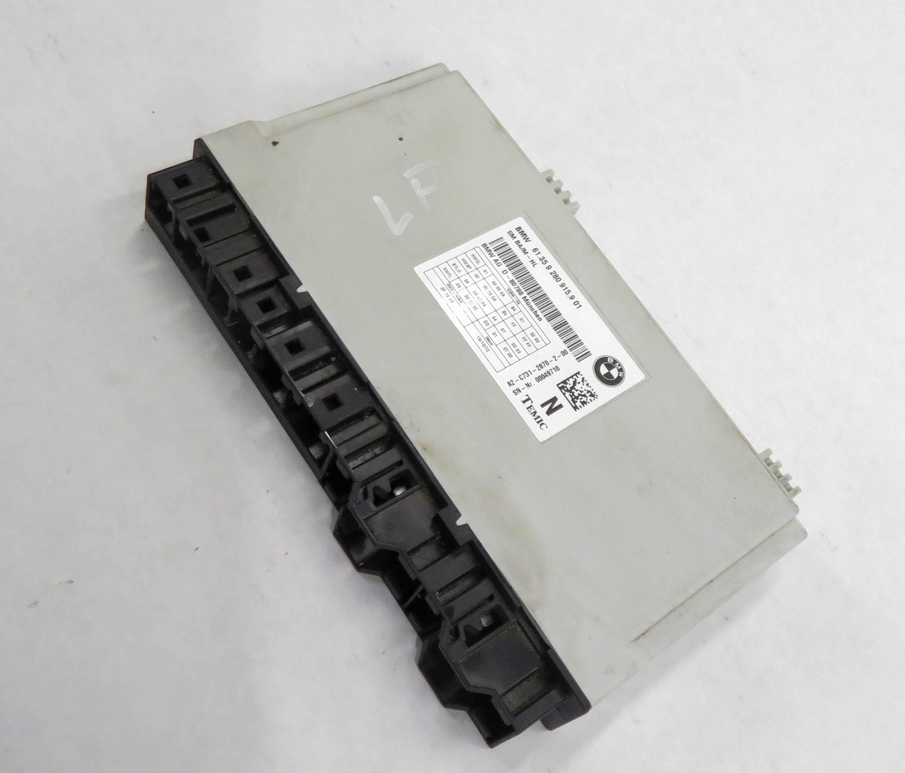 10-17 BMW 528i 535i 550i 650i 740i 750i 760i F10 F01 COMFORT MEMORY SEAT MODULE — exact item pictured