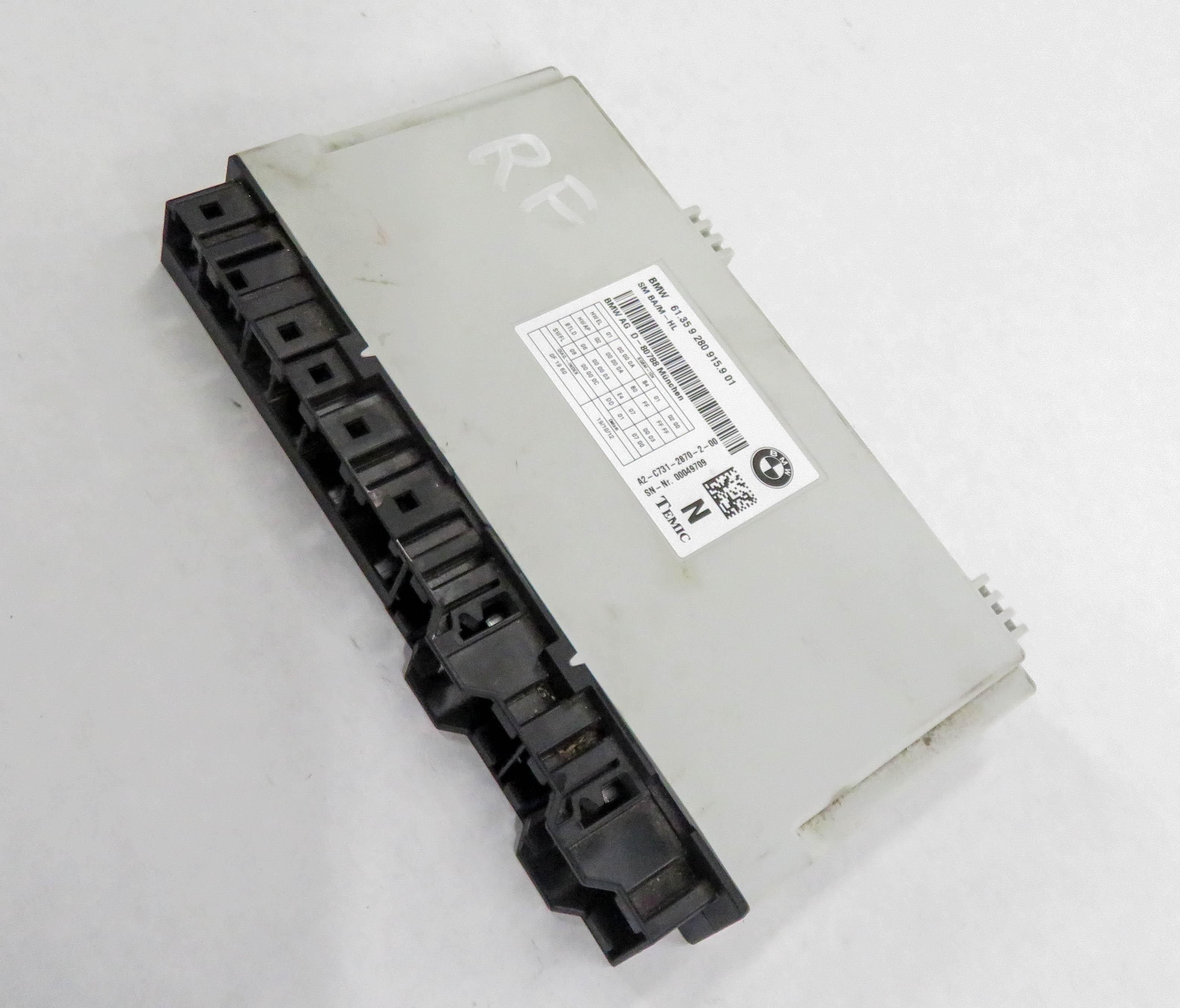 10-17 BMW 528i 535i 550i 650i 740i 750i 760i F10 F01 COMFORT MEMORY SEAT MODULE — exact item pictured
