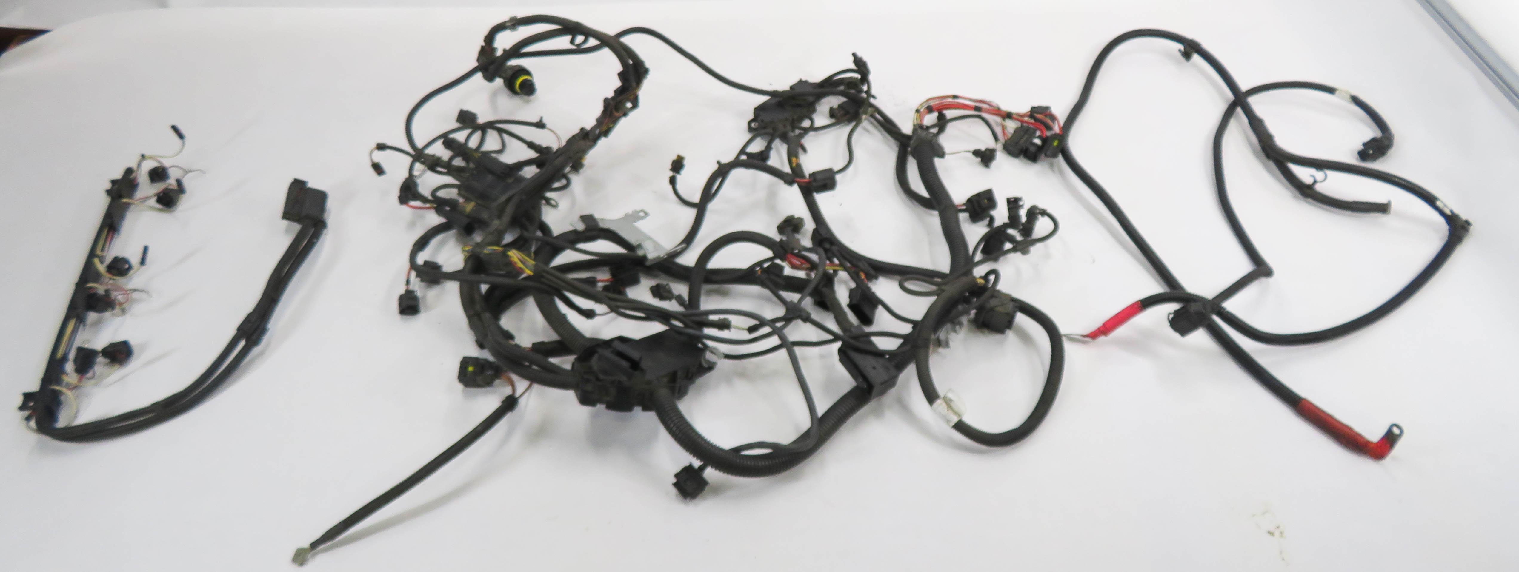 2013 BMW ACTIVE HYBRID 5 (F10) 3.0L N55 TURBO MOTOR ENGINE WIRE WIRING HARNESS — exact item pictured