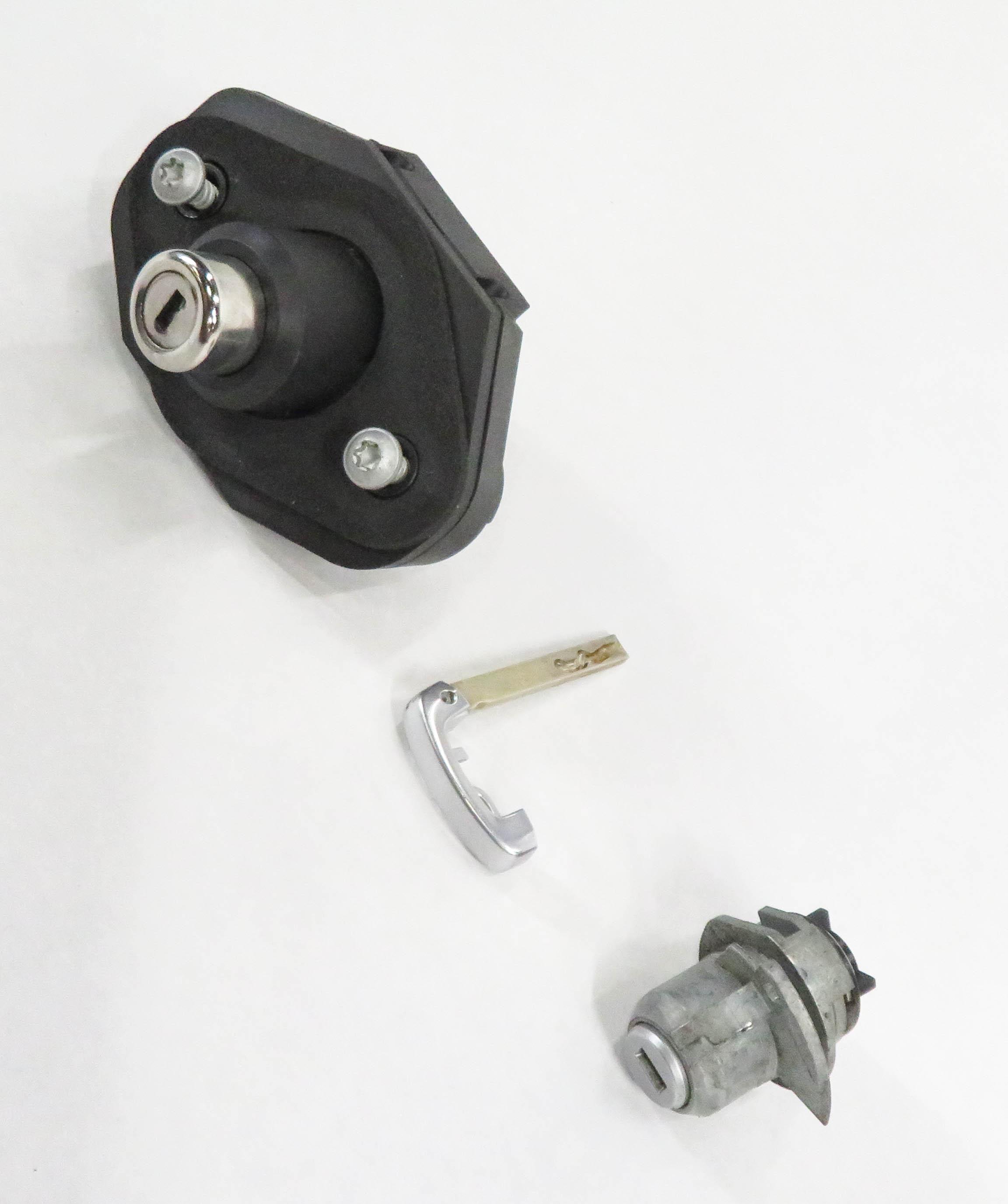 2012 BMW 740i (F01) LEFT DRIVER DOOR HANDLE TRUNK LOCK CYLINDER & KEY SET-3 — exact item pictured