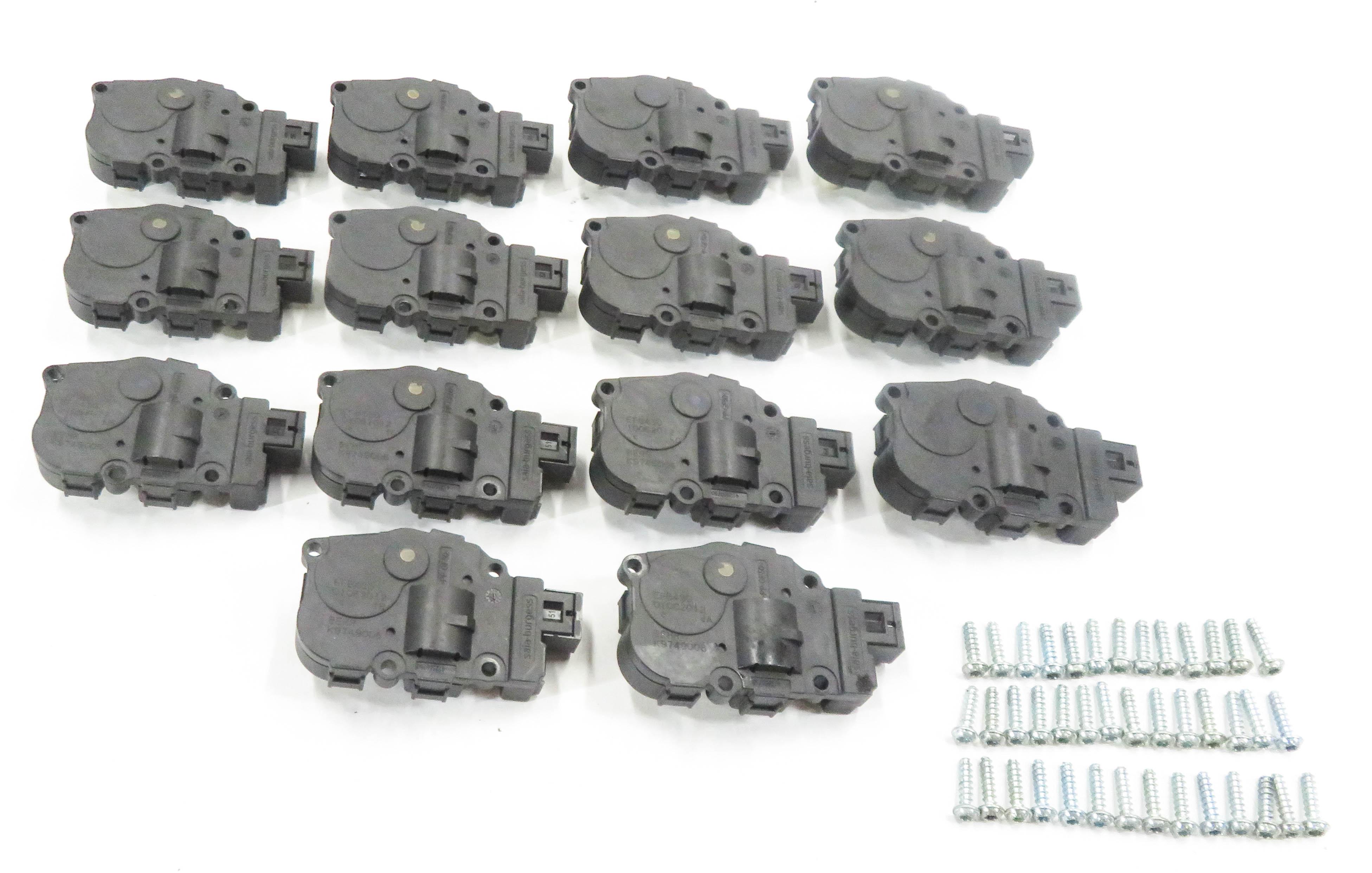 2012 BMW 740i (F01) HEATER A/C AIR BOX BLEND DOOR SERVO ACTUATOR MOTOR SET-14 — exact item pictured