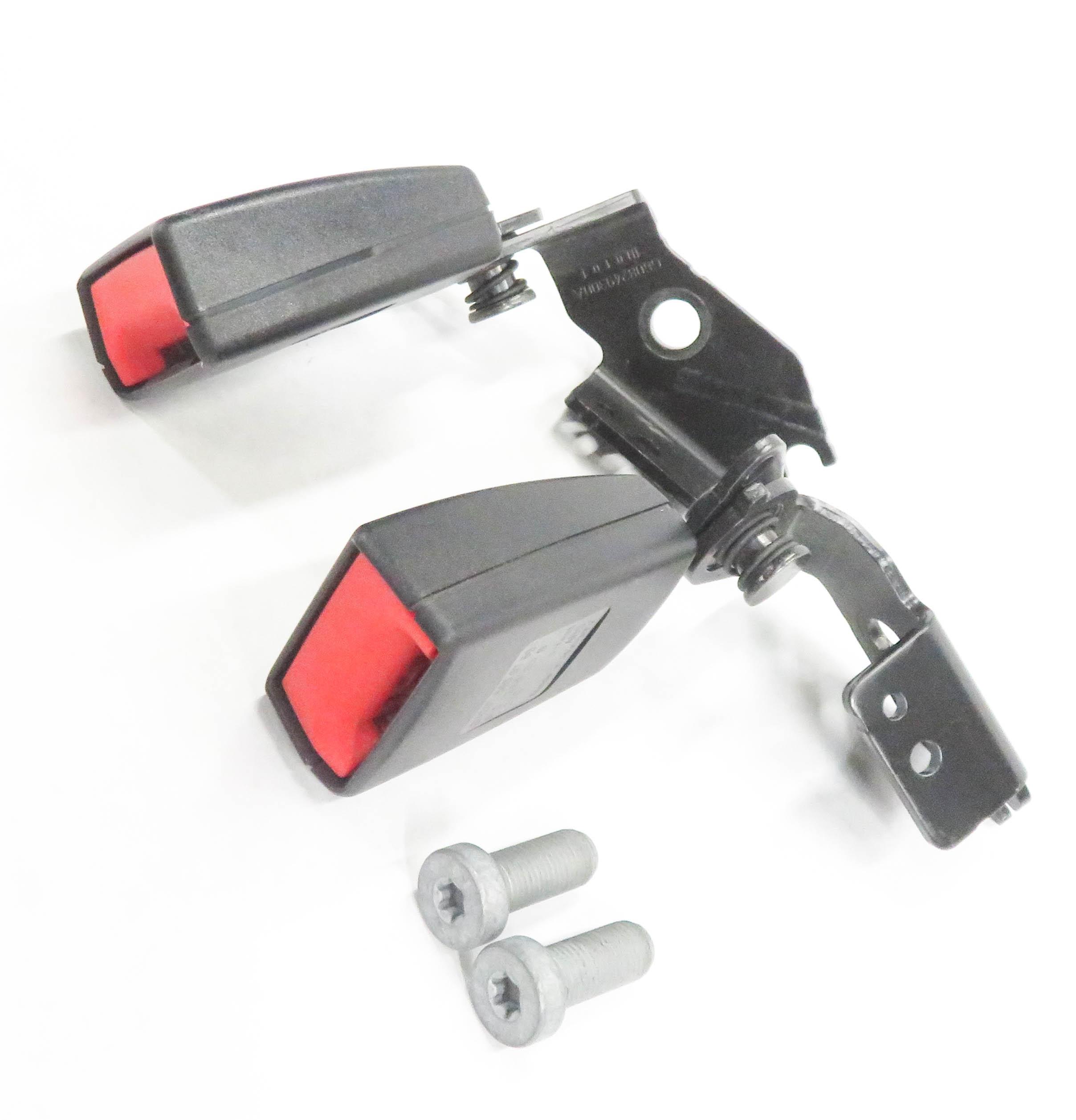 2011 MERCEDES E550 (C207) COUPE - REAR SEATBELT BUCKLE RECEIVER SET-2 (BLACK) — exact item pictured