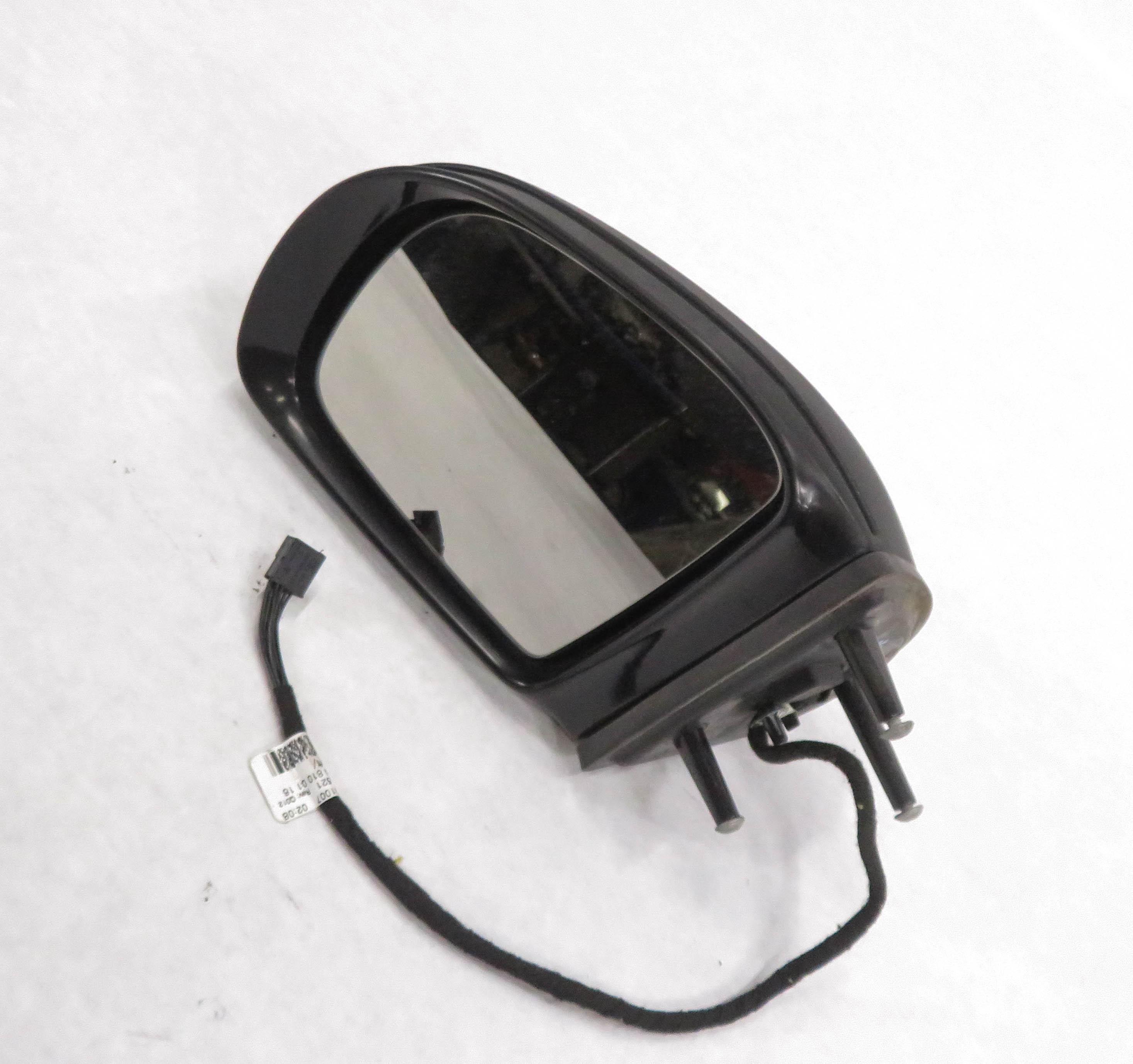 06-08 MERCEDES ML320 ML350 ML500 ML550 (W164) DRIVER HEATED DOOR MIRROR (BLACK) — exact item pictured