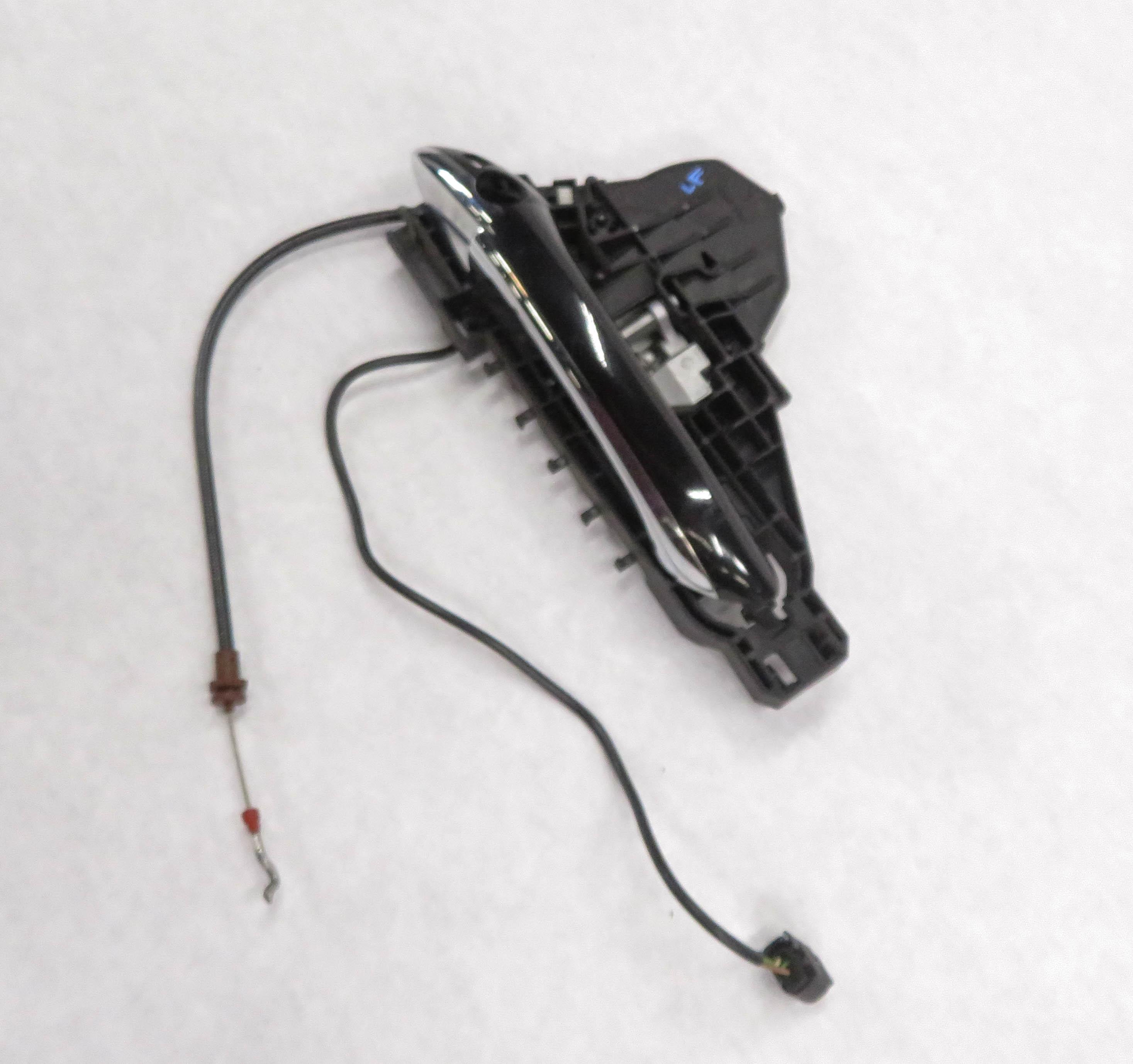 2008 MERCEDES ML350 (W164) LEFT FRONT DRIVER EXTERIOR DOOR HANDLE (BLACK 197U) — exact item pictured