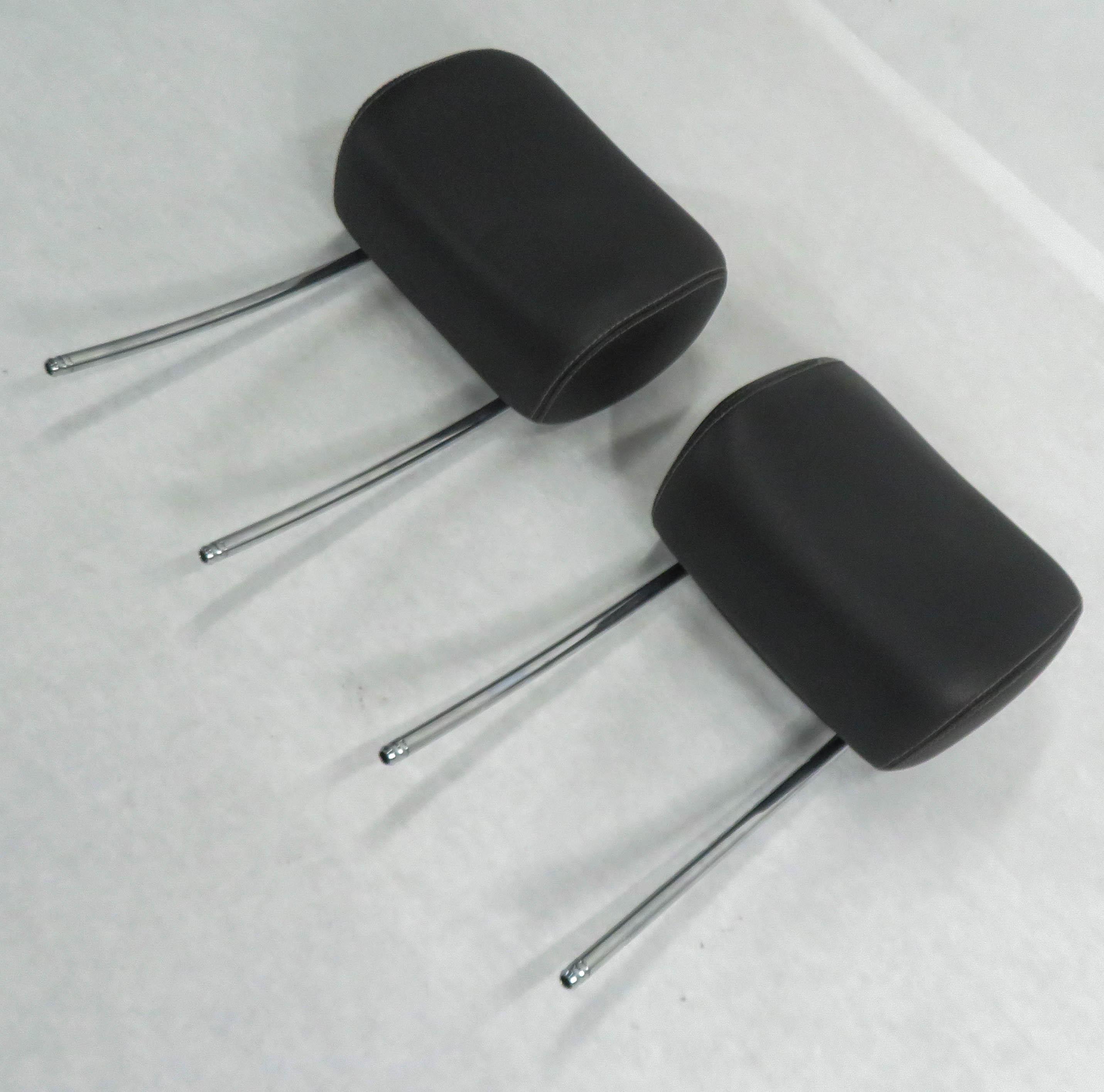 2006 MERCEDES ML500 (W164) FRONT LEFT & RIGHT HEADREST SET-2 (BLACK) — exact item pictured