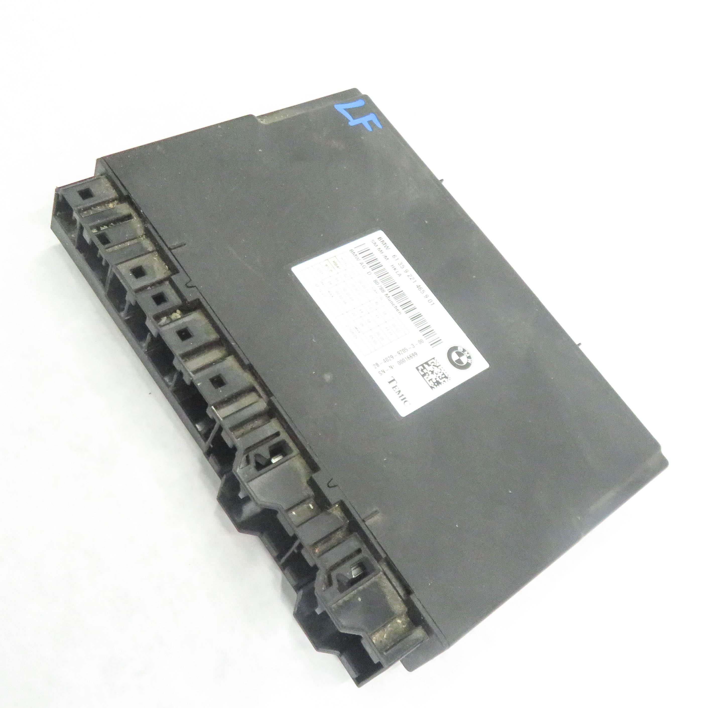 2009-2010 BMW 750i 760i (F01) FRONT COMFORT SEAT MEMORY CONTROL MODULE COMPUTER — exact item pictured