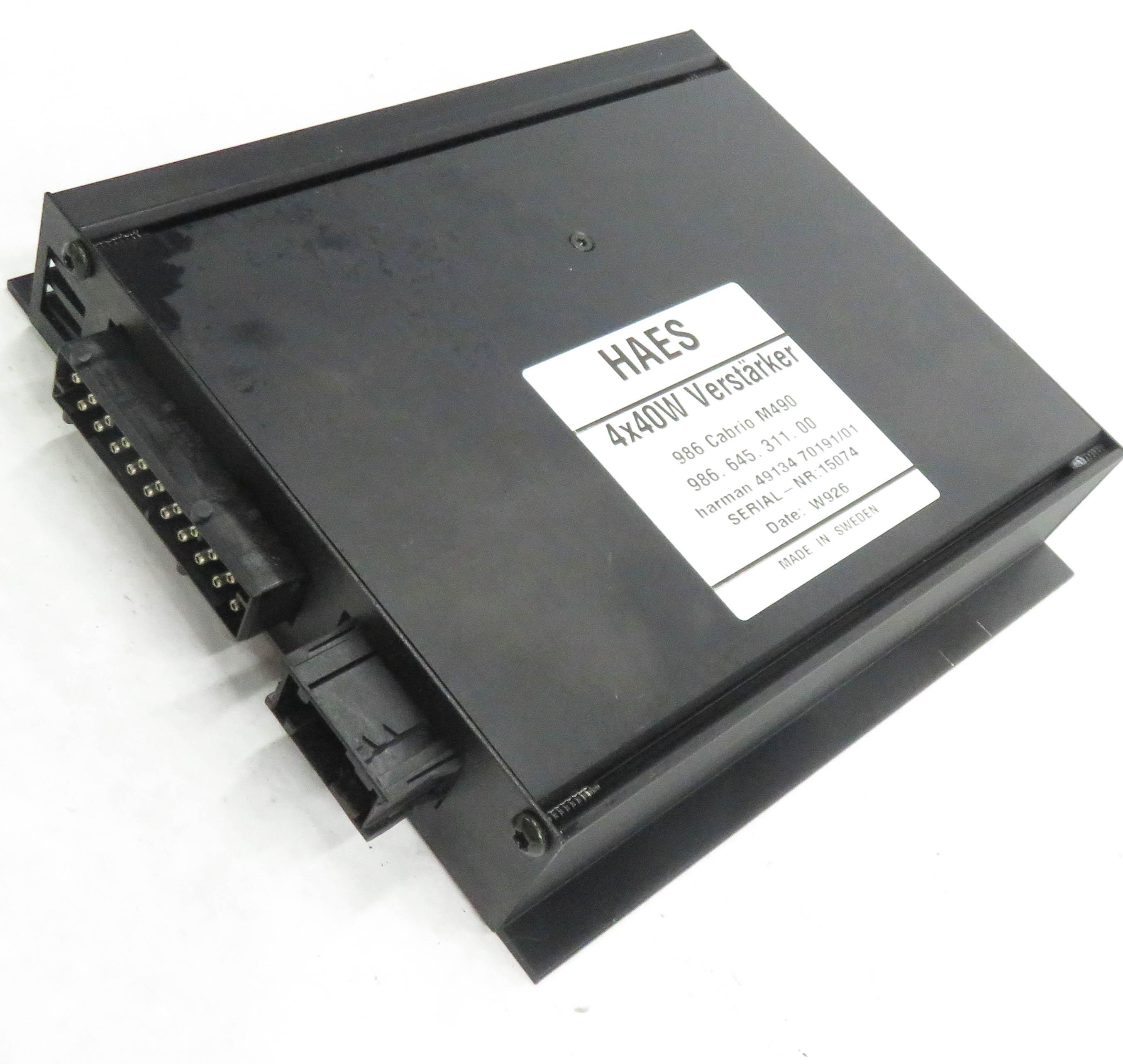 1997-2000 PORSCHE BOXSTER (986) RADIO STEREO AUDIO AMP AMPLIFIER (NOKIA) — exact item pictured