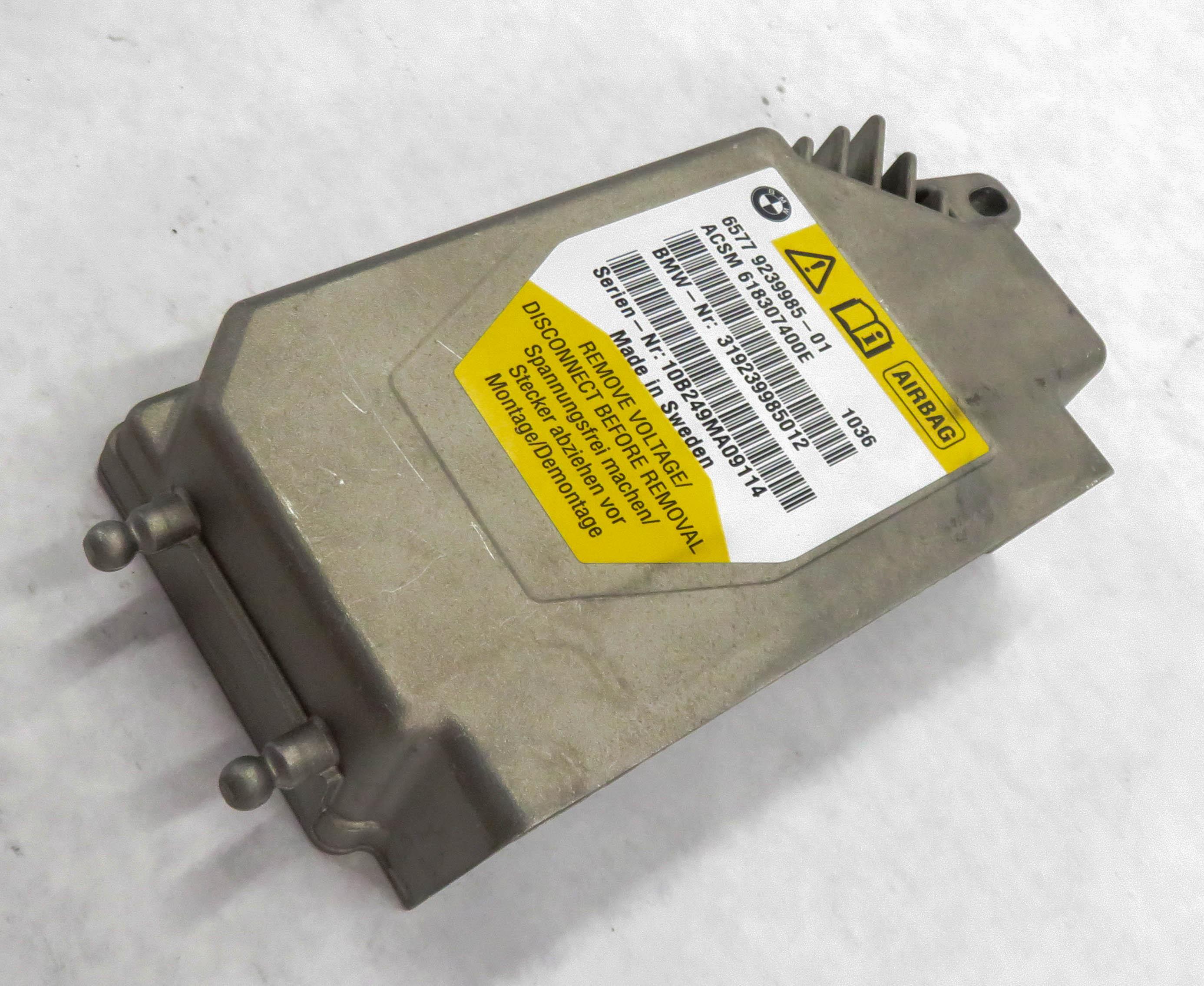 2011 BMW 528i 535i 550i (F10) MAIN PRIMARY SRS SAFETY RESTRAINT CONTROL MODULE — exact item pictured