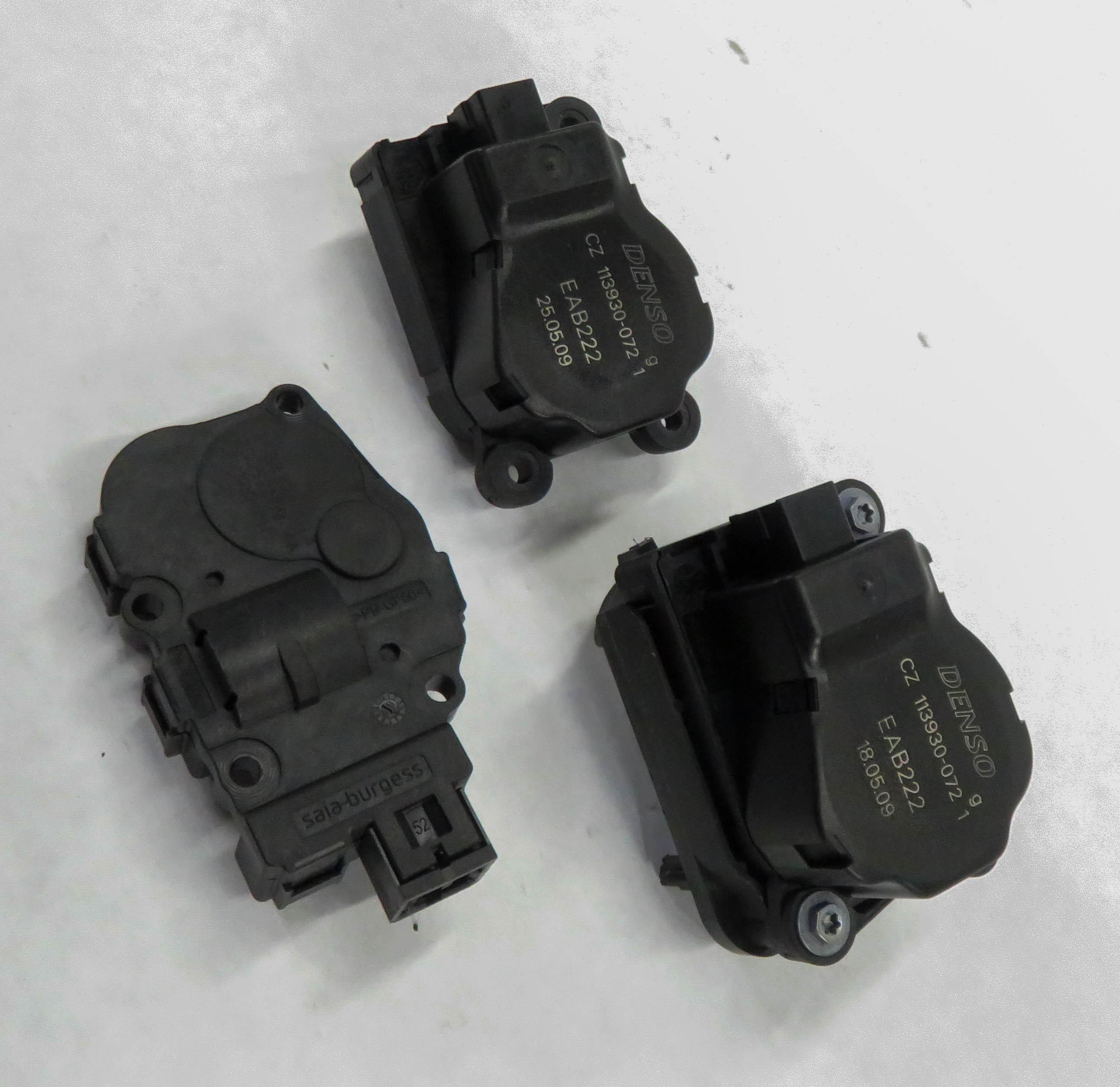 2009 BMW Z4 (E89) HEATER A/C AIR BOX BLEND DOOR SERVO ACTUATOR MOTOR SET-3 — exact item pictured