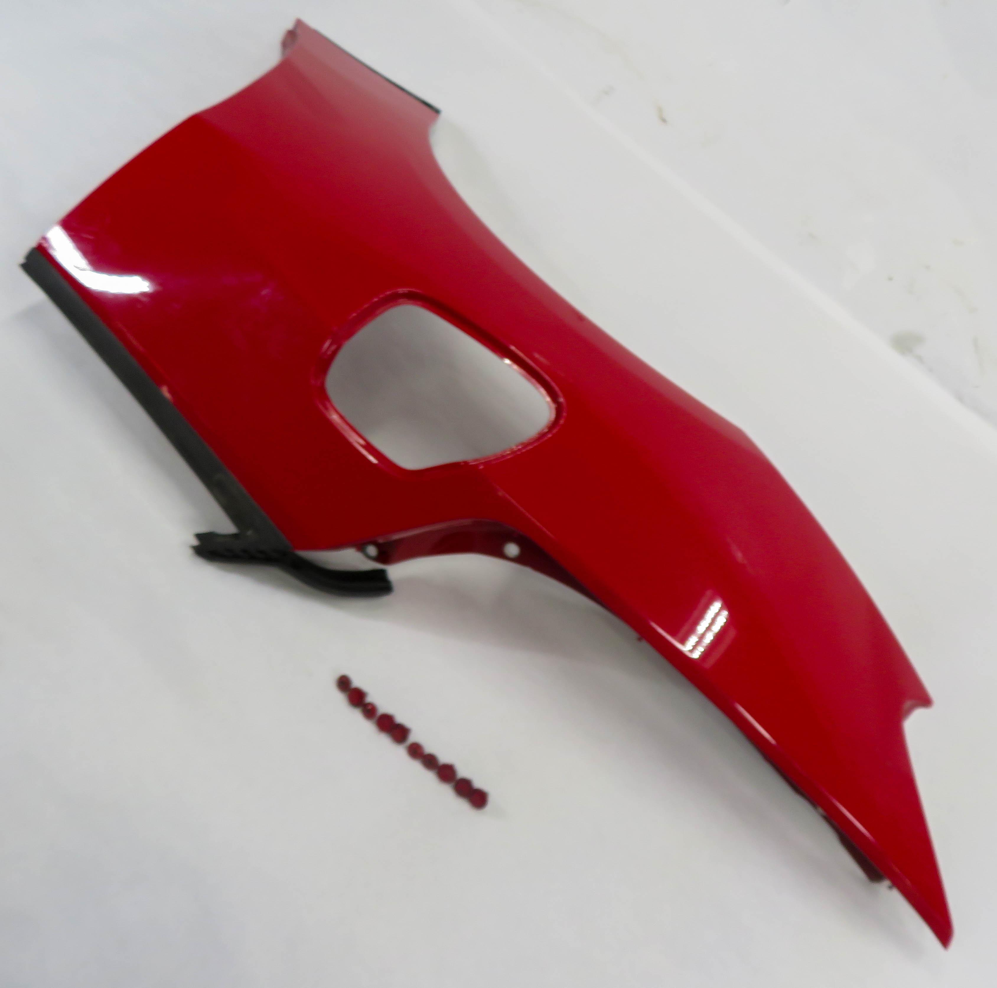 2009-2016 BMW Z4 (E89) ROADSTER - RIGHT REAR QUARTER PANEL (CRIMSON RED A61) — exact item pictured