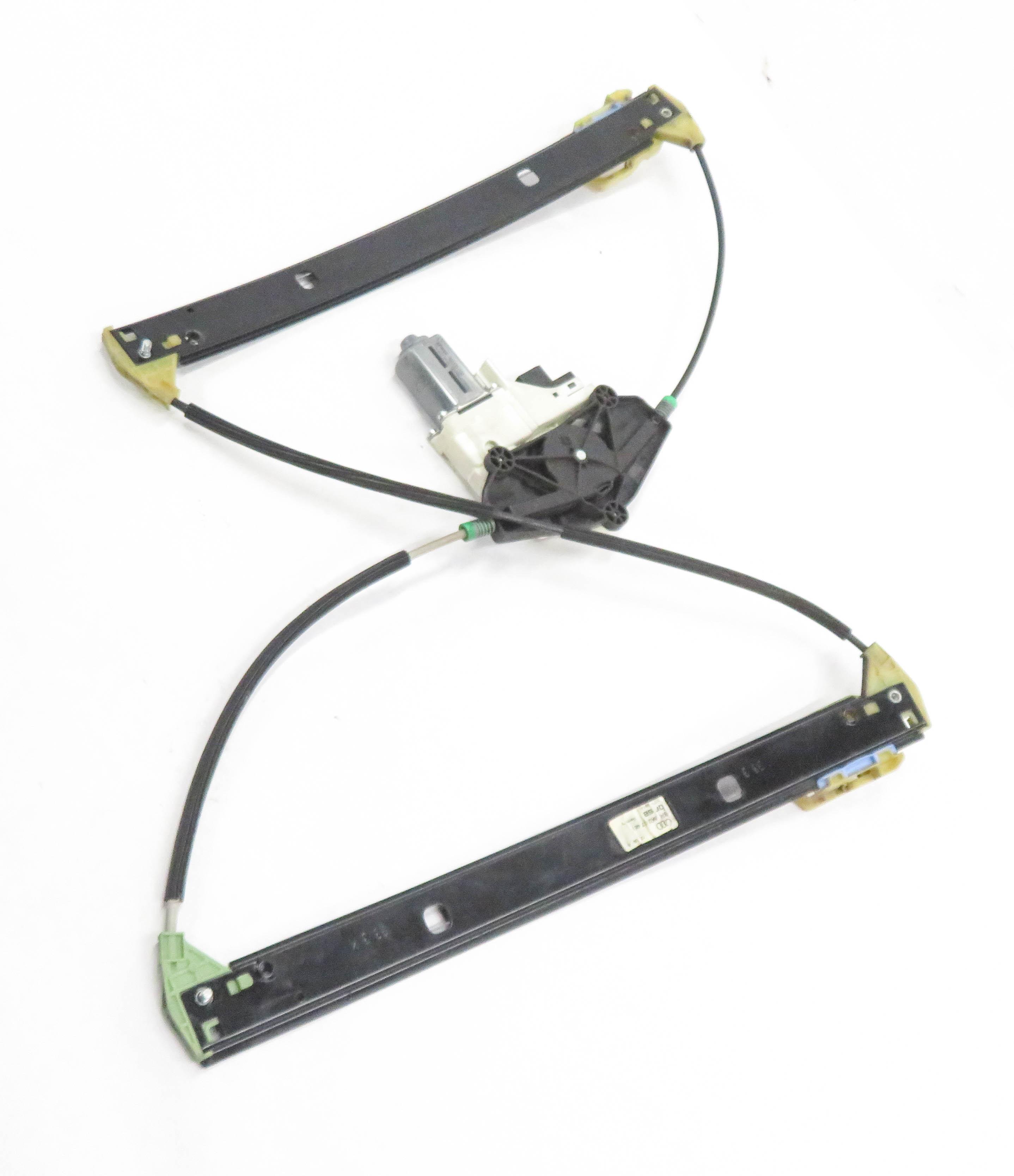 2009-2011 AUDI A4 (B8 8K) LEFT FRONT DRIVER DOOR POWER WINDOW REGULATOR w/ MOTOR — exact item pictured