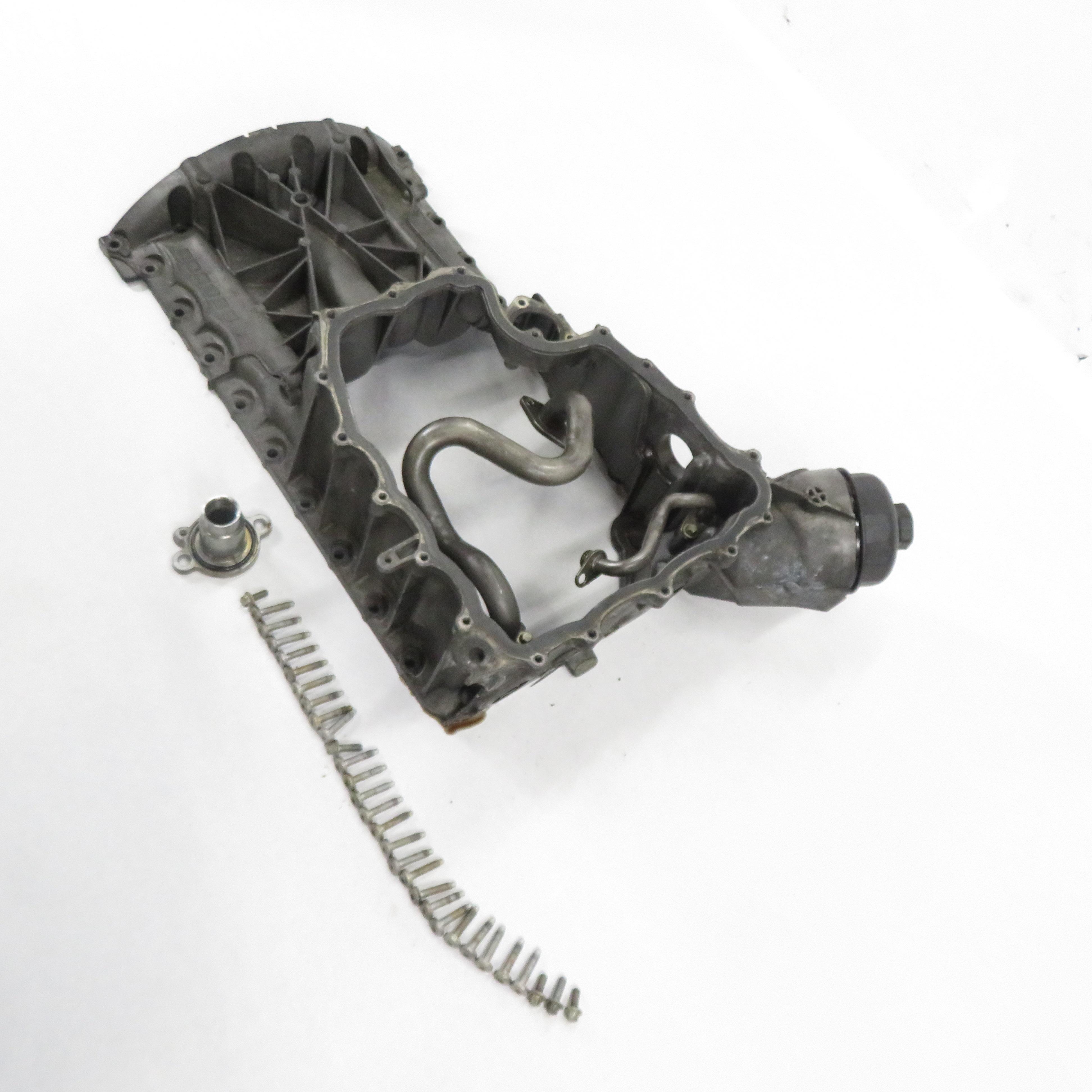 2011-2013 PORSCHE CAYENNE (958) 4.8L M48 V8 ENGINE UPPER MOTOR OIL PAN CRADLE — exact item pictured