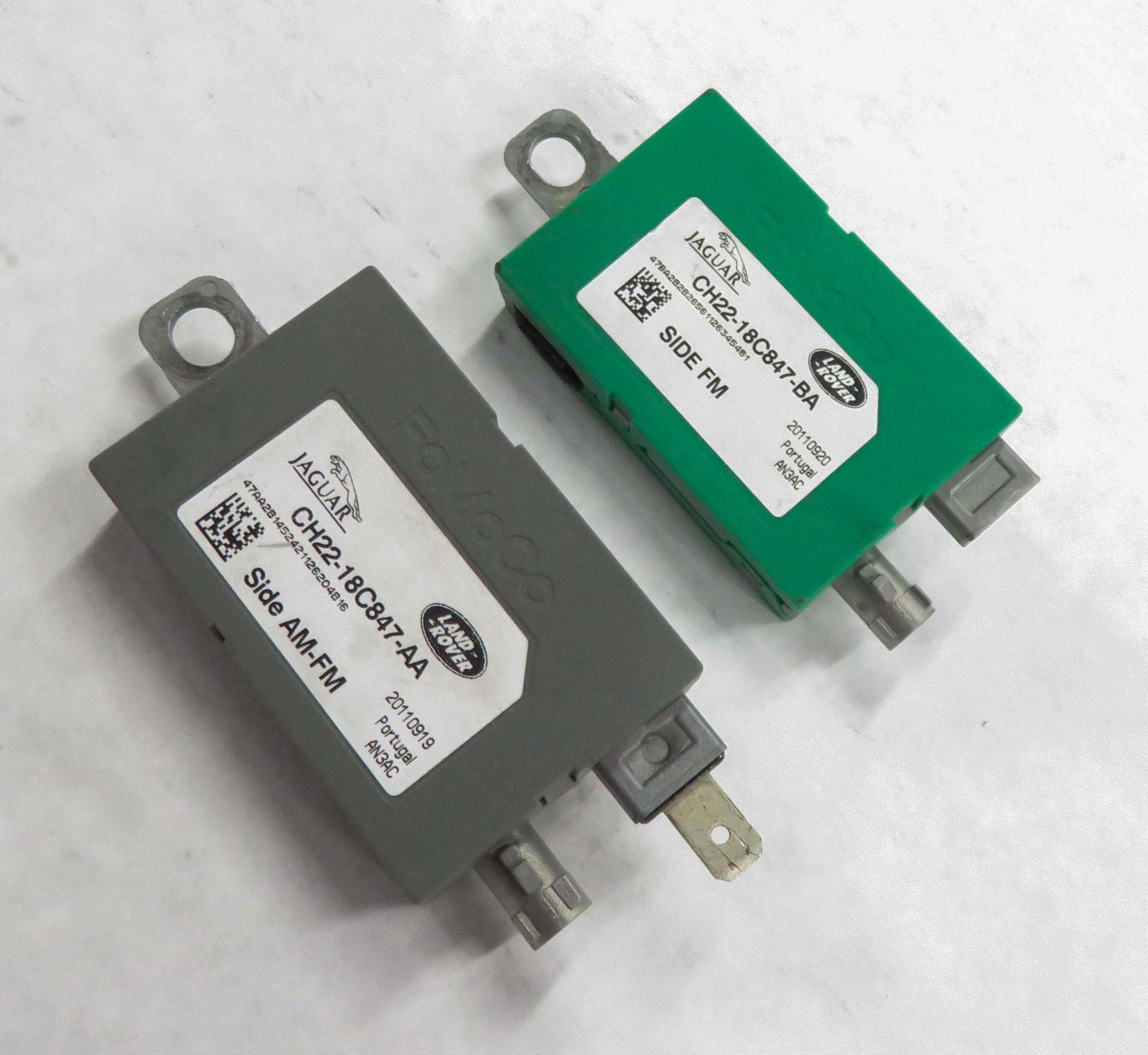 2012 LAND ROVER LR4 - RADIO STEREO ANTENNA AMP AMPLIFIER MODULE SET-2 — exact item pictured