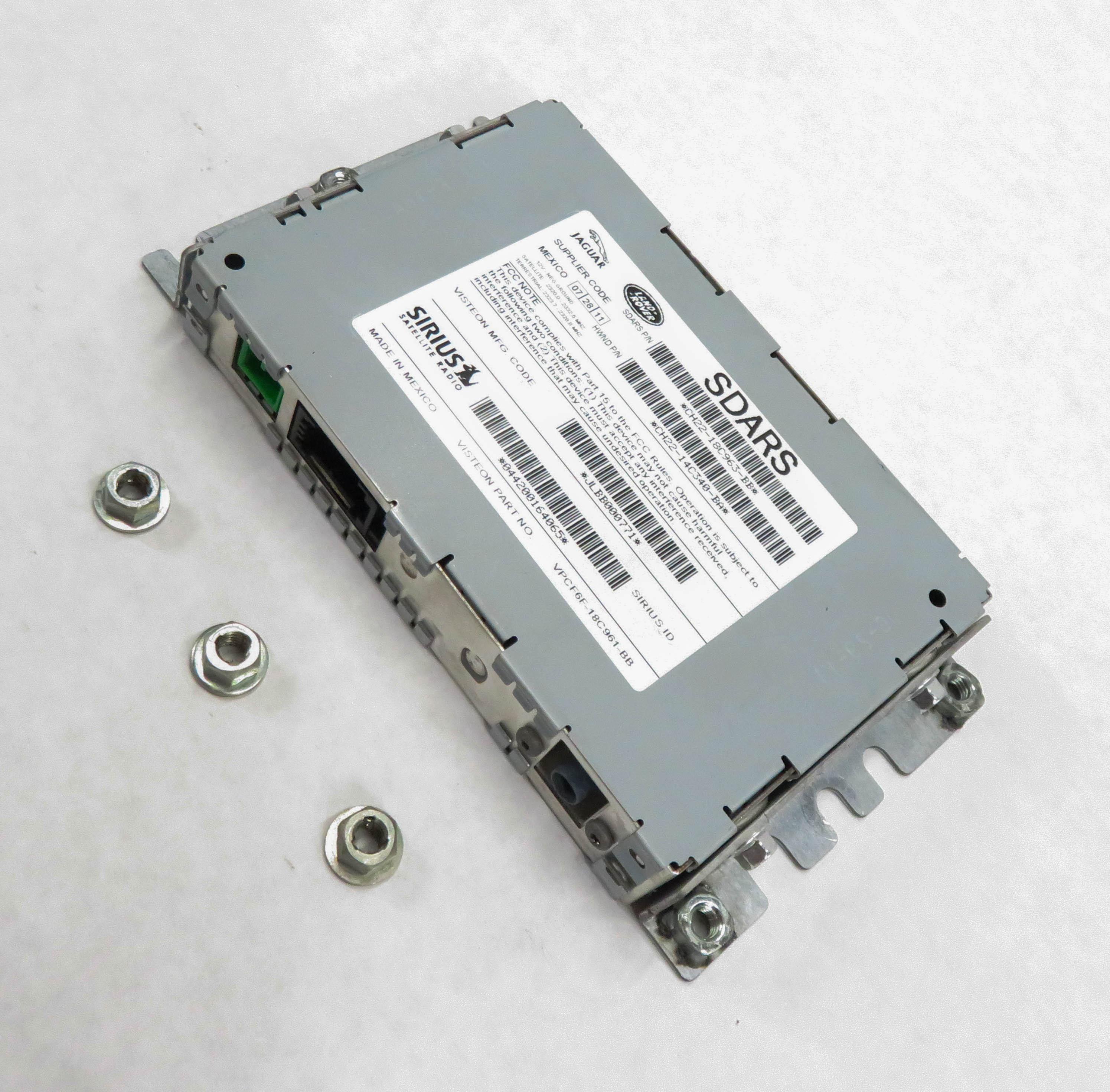 2012 LAND ROVER LR4 - SIRIUS SATELLITE RADIO RECEIVER CONTROL MODULE — exact item pictured
