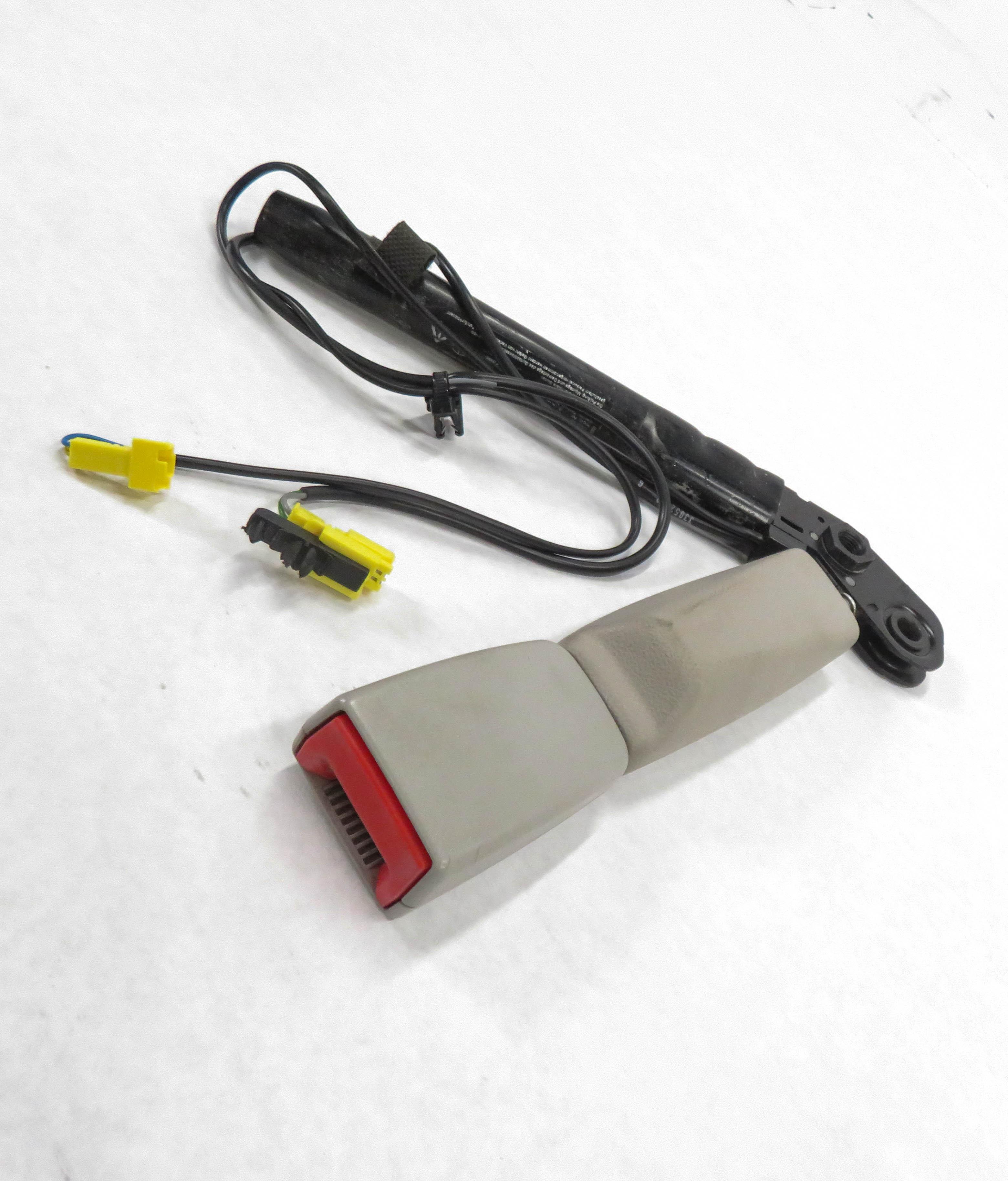 2008-2014 MERCEDES CL550 CL600 S550 S600 - LEFT FRONT SEATBELT RECEIVER (GRAY) — exact item pictured