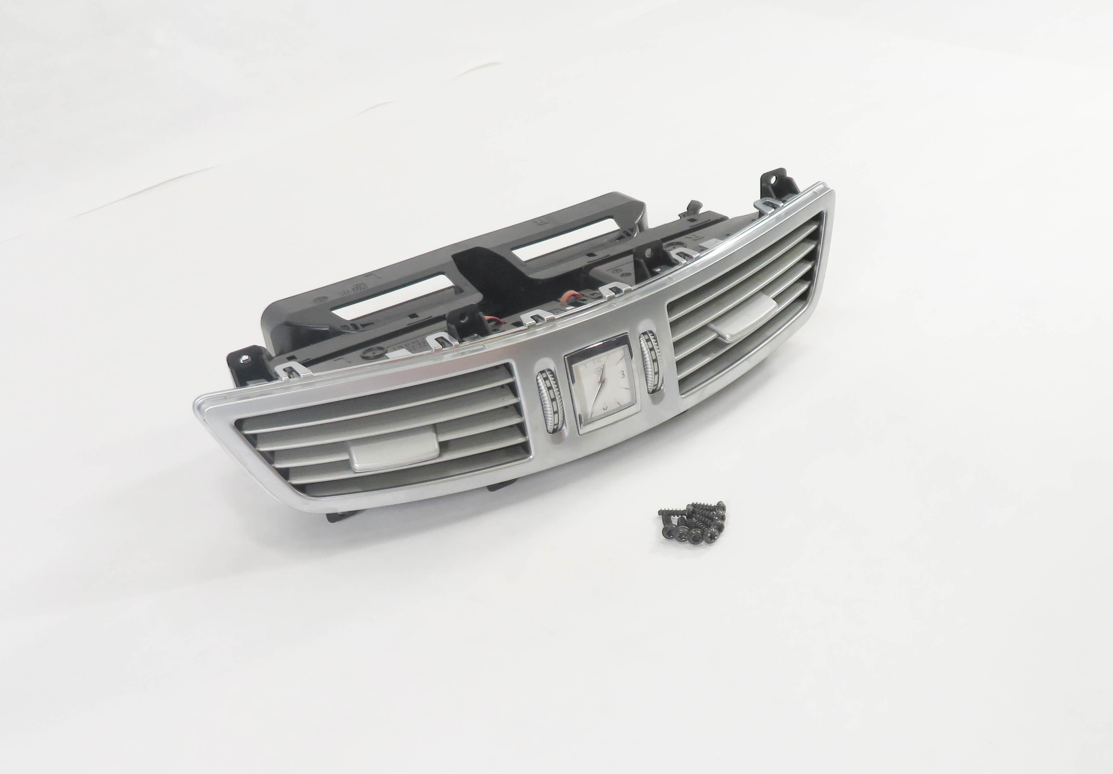 2009 MERCEDES BENZ S550 (W221) FRONT CENTER DASH HEATER A/C AIR VENT w/ CLOCK — exact item pictured
