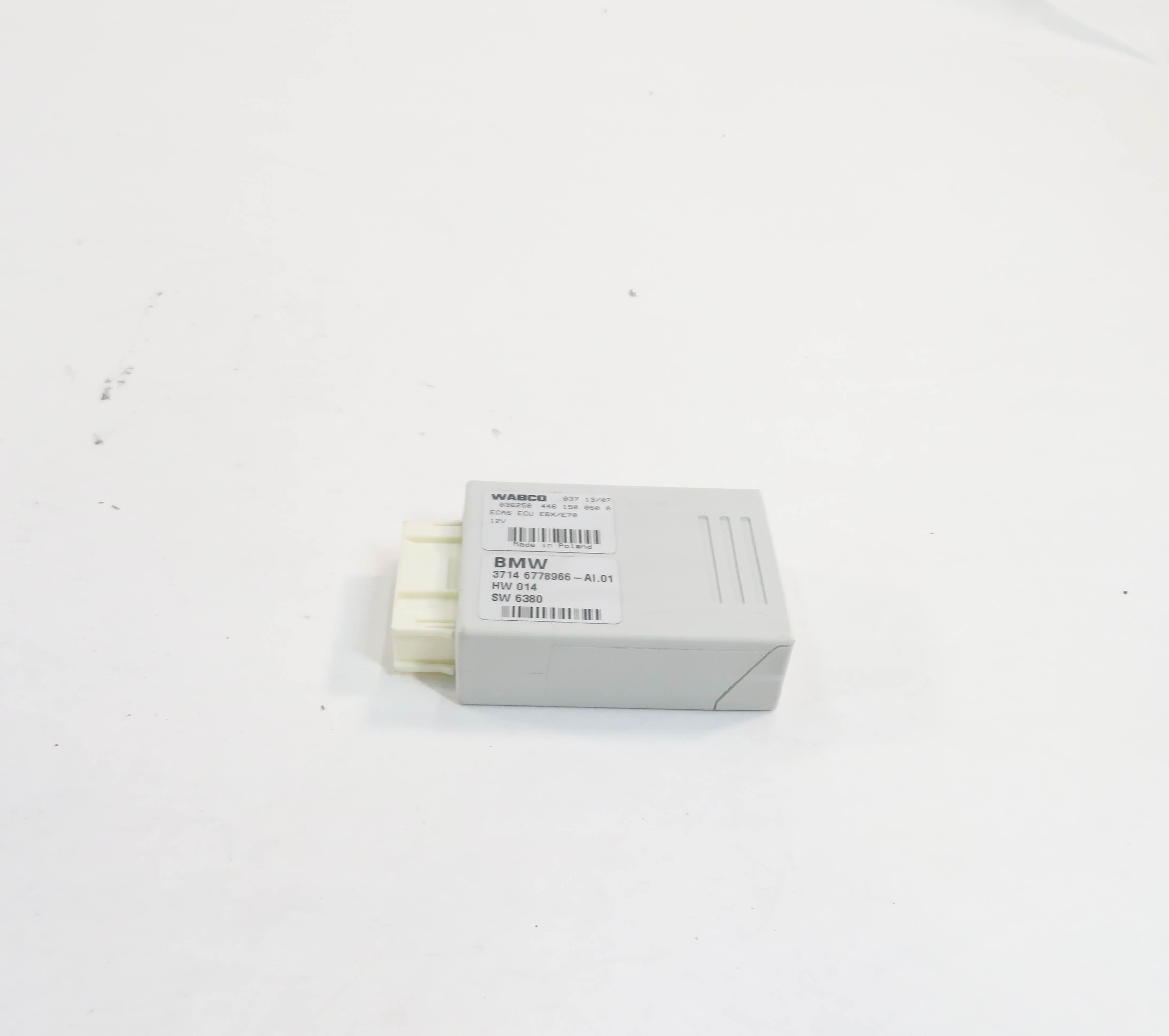2007-2014 BMW X5 (E70) AIR SUSPENSION COMPRESSOR PUMP MOTOR CONTROL MODULE — exact item pictured