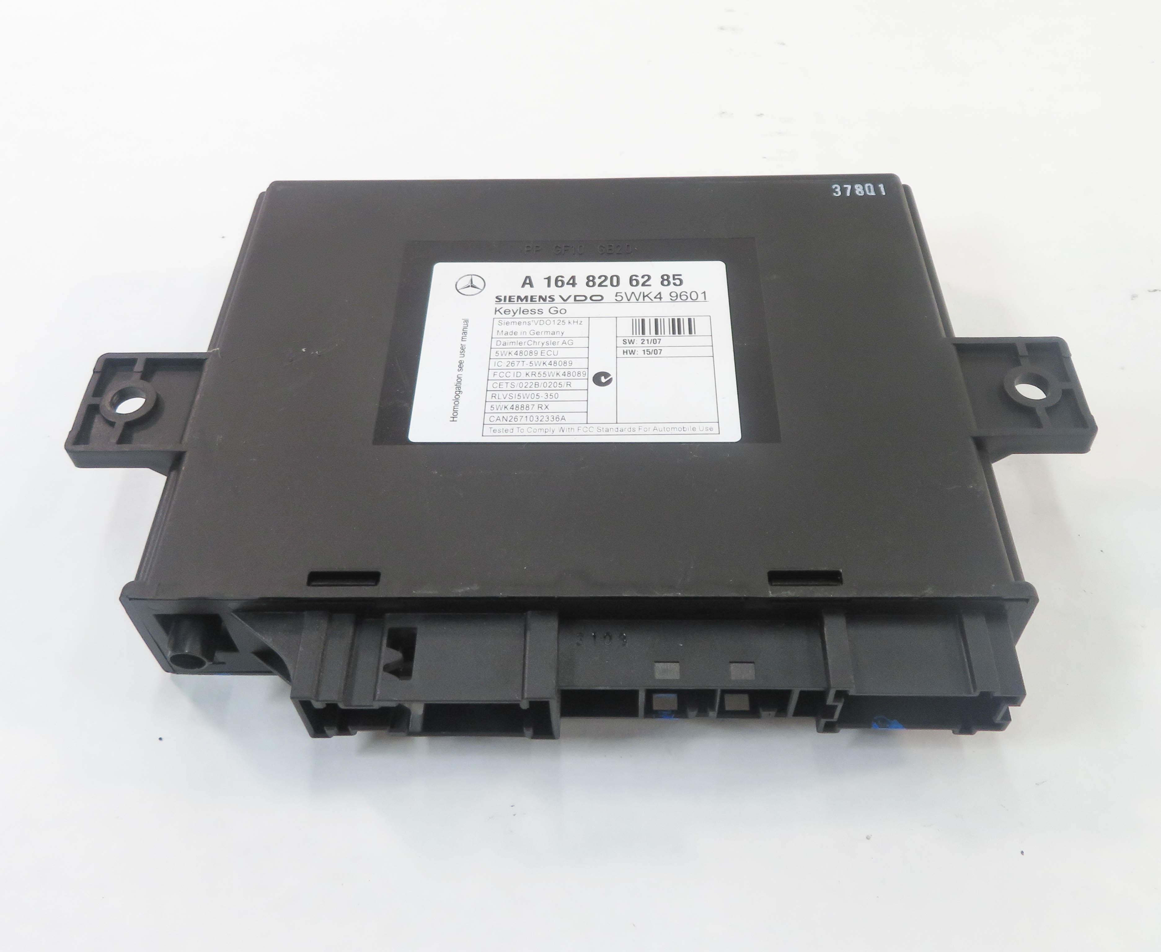 2008-2011 MB GL320 GL350 GL450 ML320 ML350 ML550 (X164 W164) - KEYLESS GO MODULE — exact item pictured