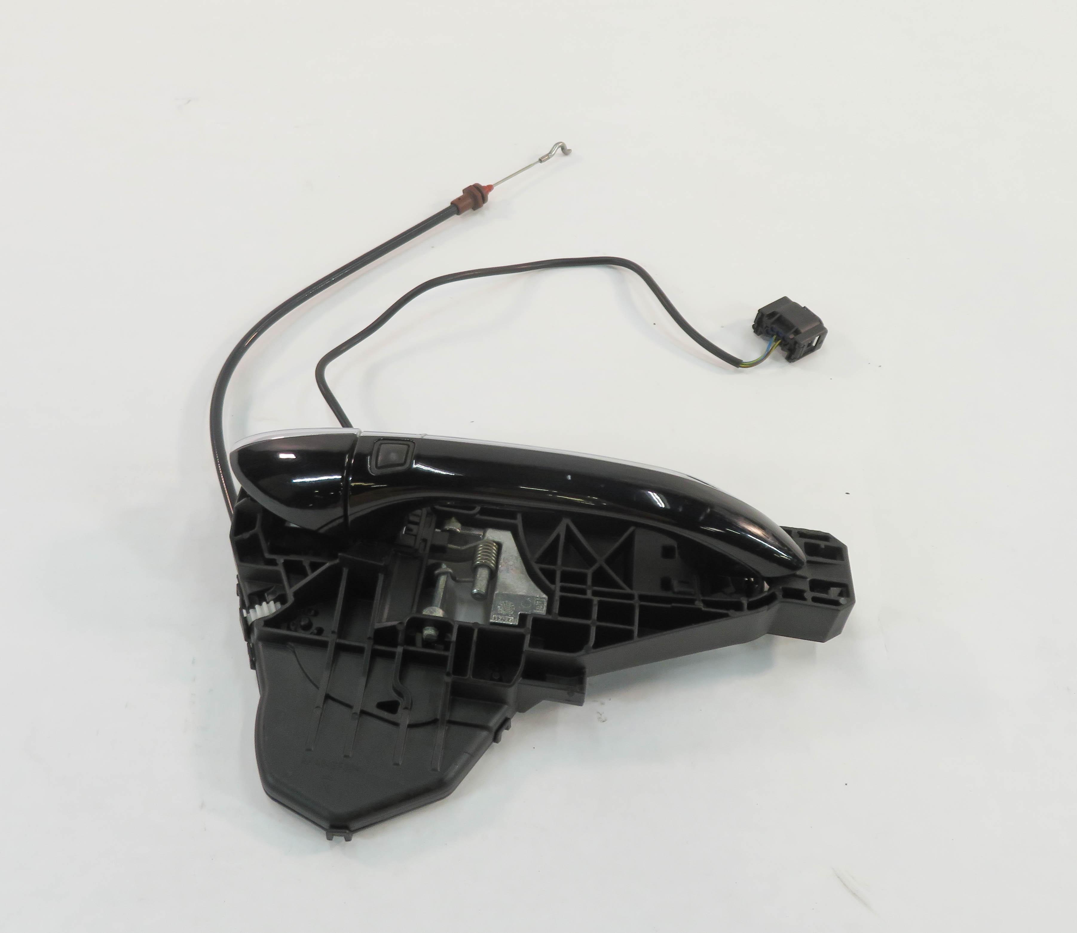 2009 MERCEDES ML320 (W164) RIGHT FRONT KEYLESS GO EXTERIOR DOOR HANDLE (BLACK) — exact item pictured
