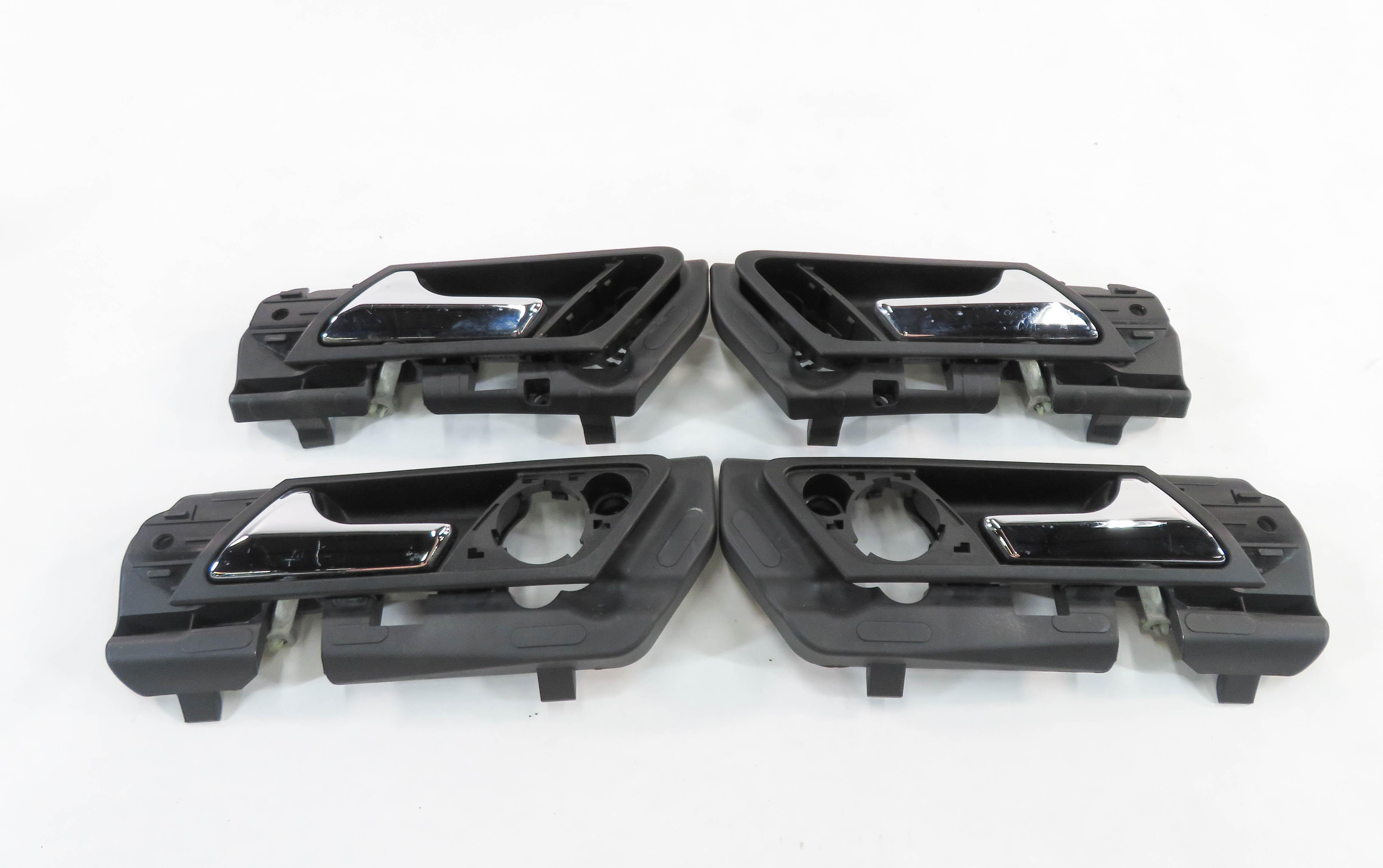 06-11 MB GL320 GL450 GL550 ML320 ML350 ML500 INTERIOR DOOR HANDLE SET-4 (BLACK) — exact item pictured