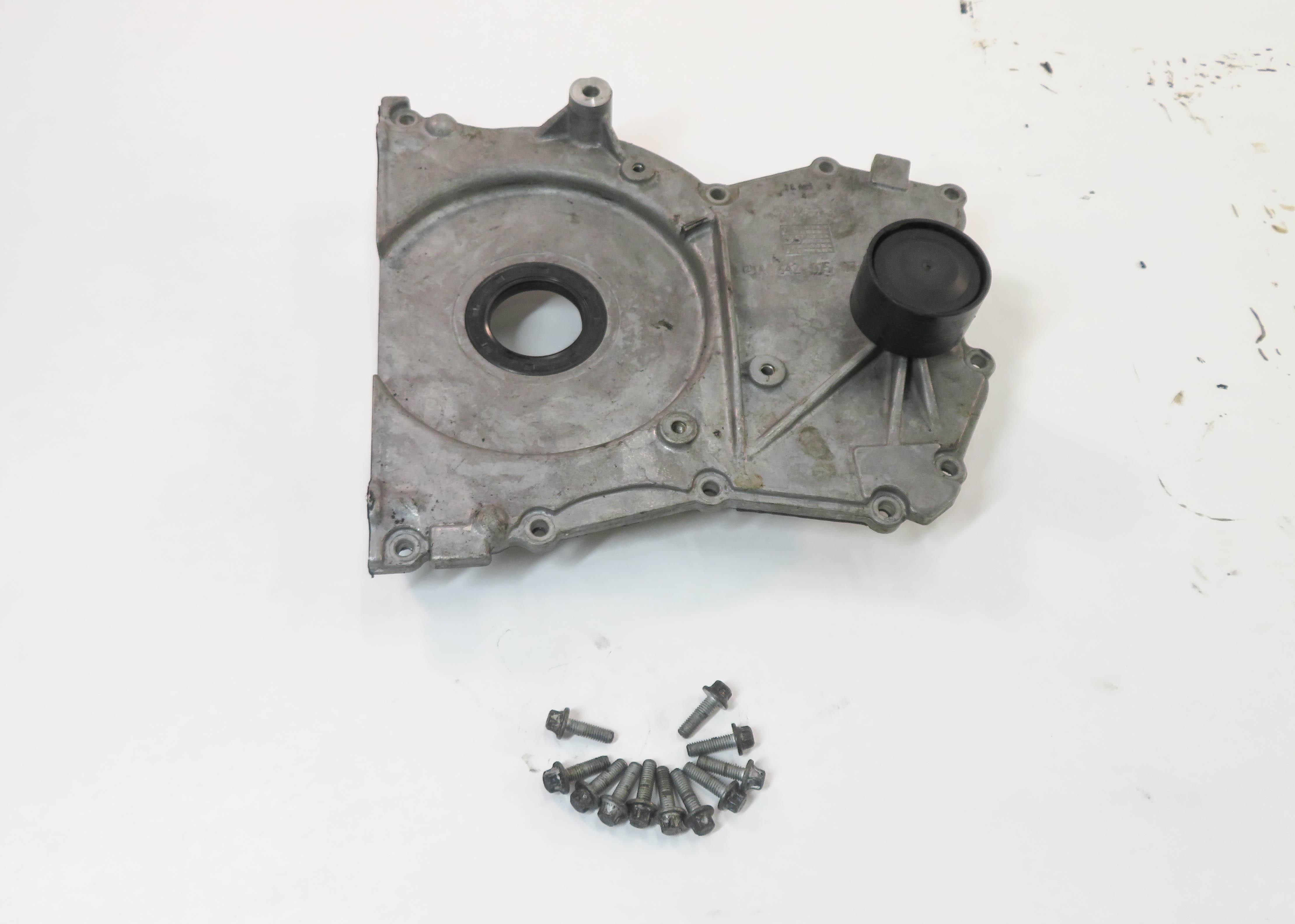 09-15 MB E350 GL350 ML350 S350 R320 R350 - 3.0L OM642 DIESEL ENGINE TIMING COVER — exact item pictured