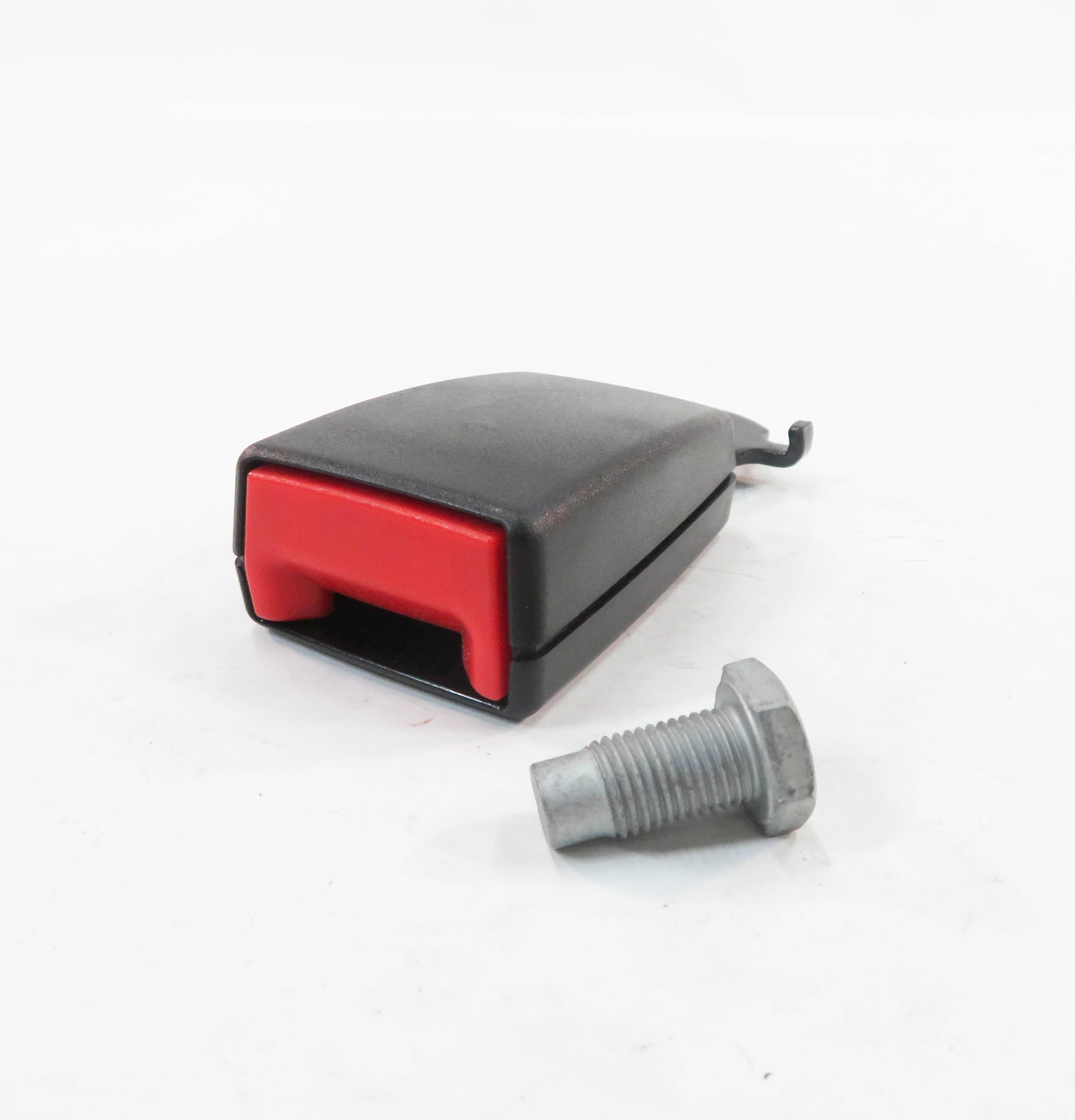2010 PORSCHE PANAMERA (970 G1) RIGHT REAR SEAT SEATBELT BUCKLE RECEIVER (BLACK) — exact item pictured