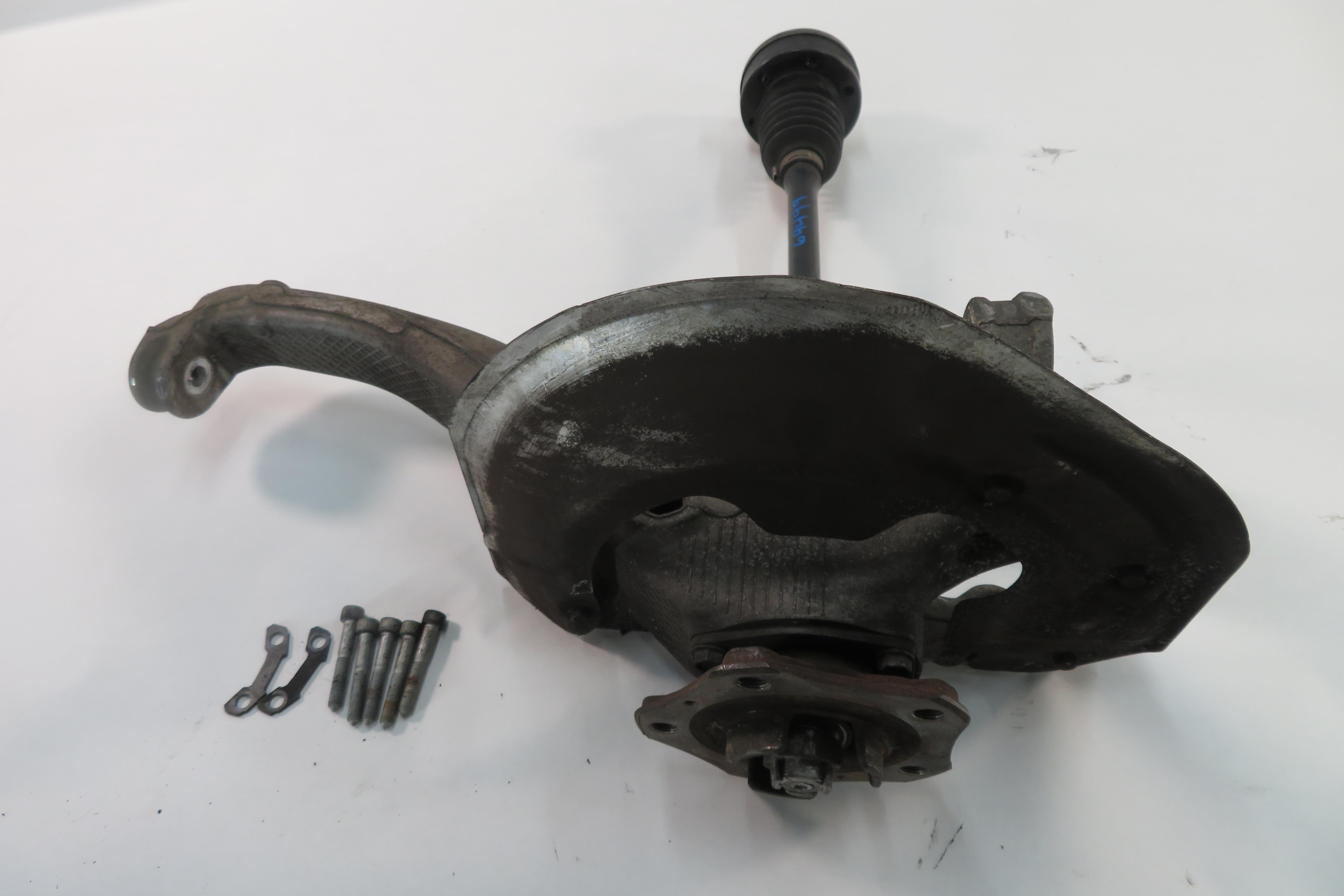 2010 PORSCHE PANAMERA (970 G1) LEFT FRONT DRIVER CV AXLE SHAFT w/ SPINDLE — exact item pictured