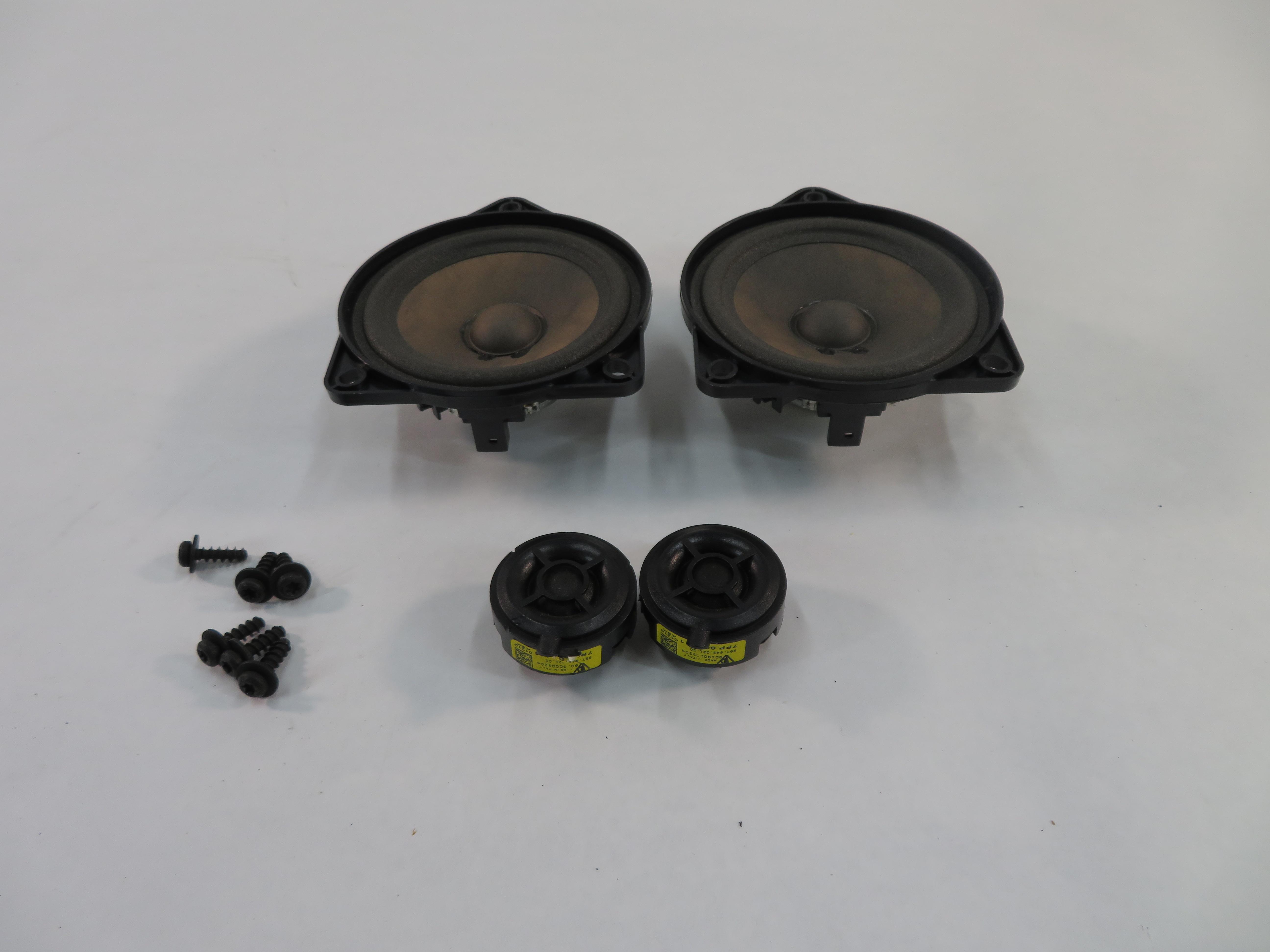 2010 PORSCHE PANAMERA (970 G1) RADIO STEREO MID RANGE TWEETER SPEAKER SET-4 — exact item pictured