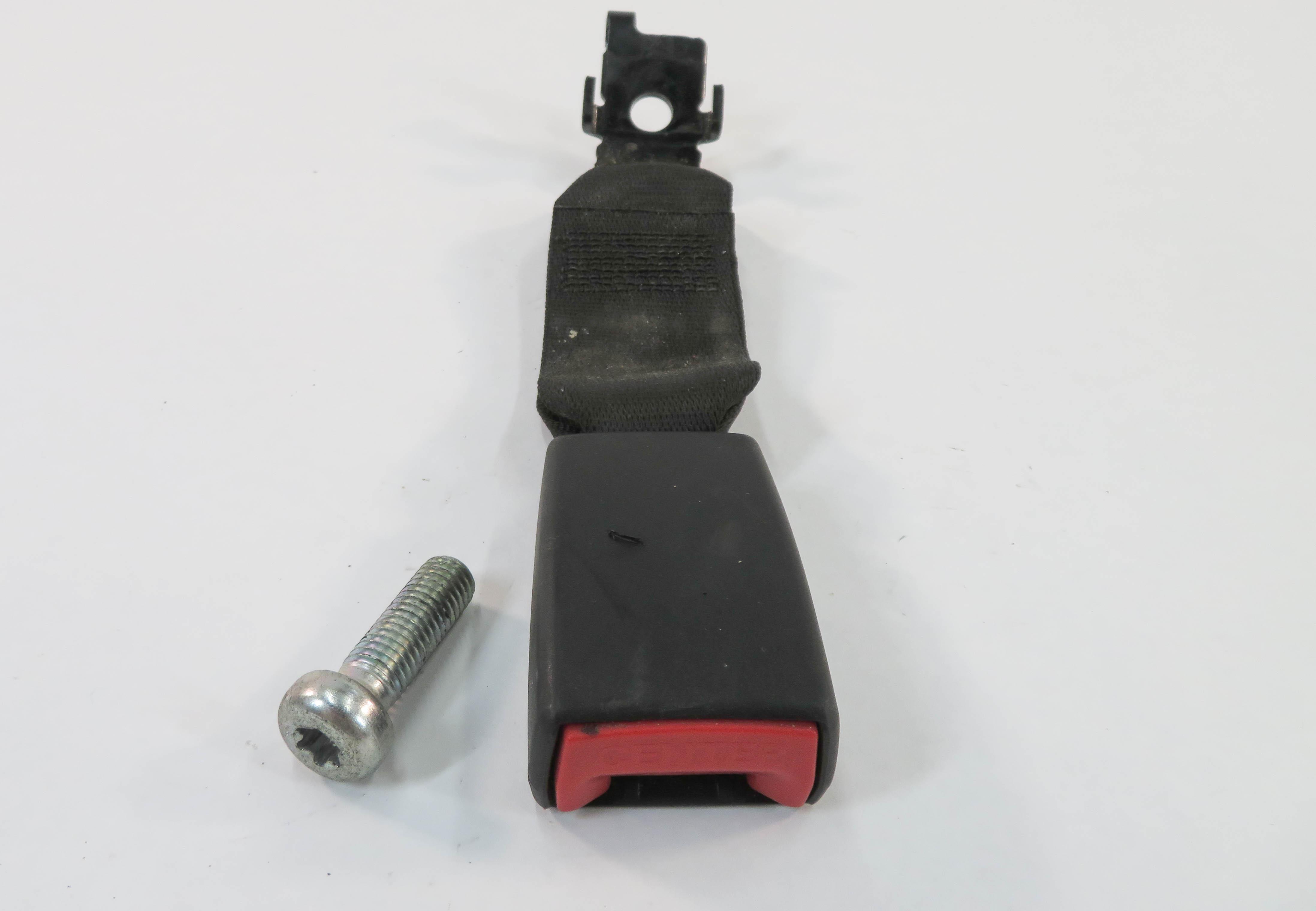 2008 BMW X5 (E70) LEFT REAR 2nd SECOND ROW SEAT SEATBELT BUCKLE RECEIVER (BLACK) — exact item pictured