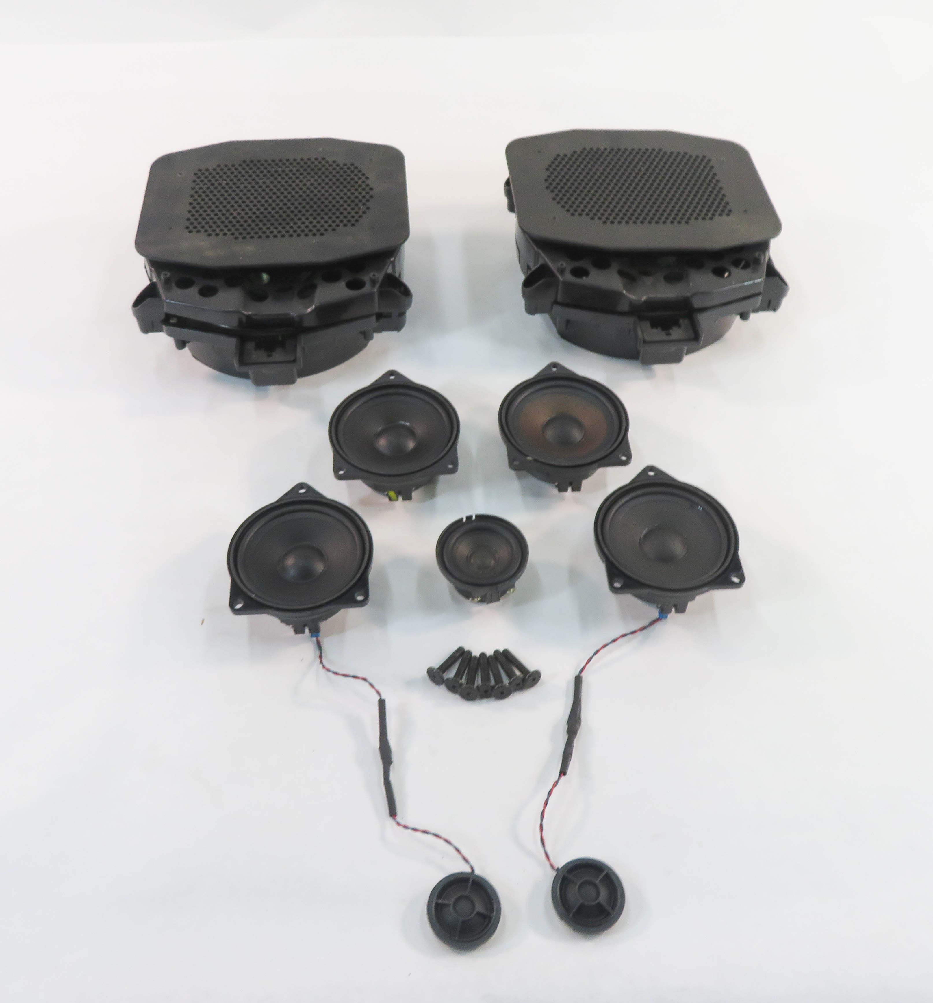 2008 BMW X5 (E70) RADIO STEREO MEDIA AUDIO SUBWOOFER TWEETER SPEAKER SET-9 — exact item pictured