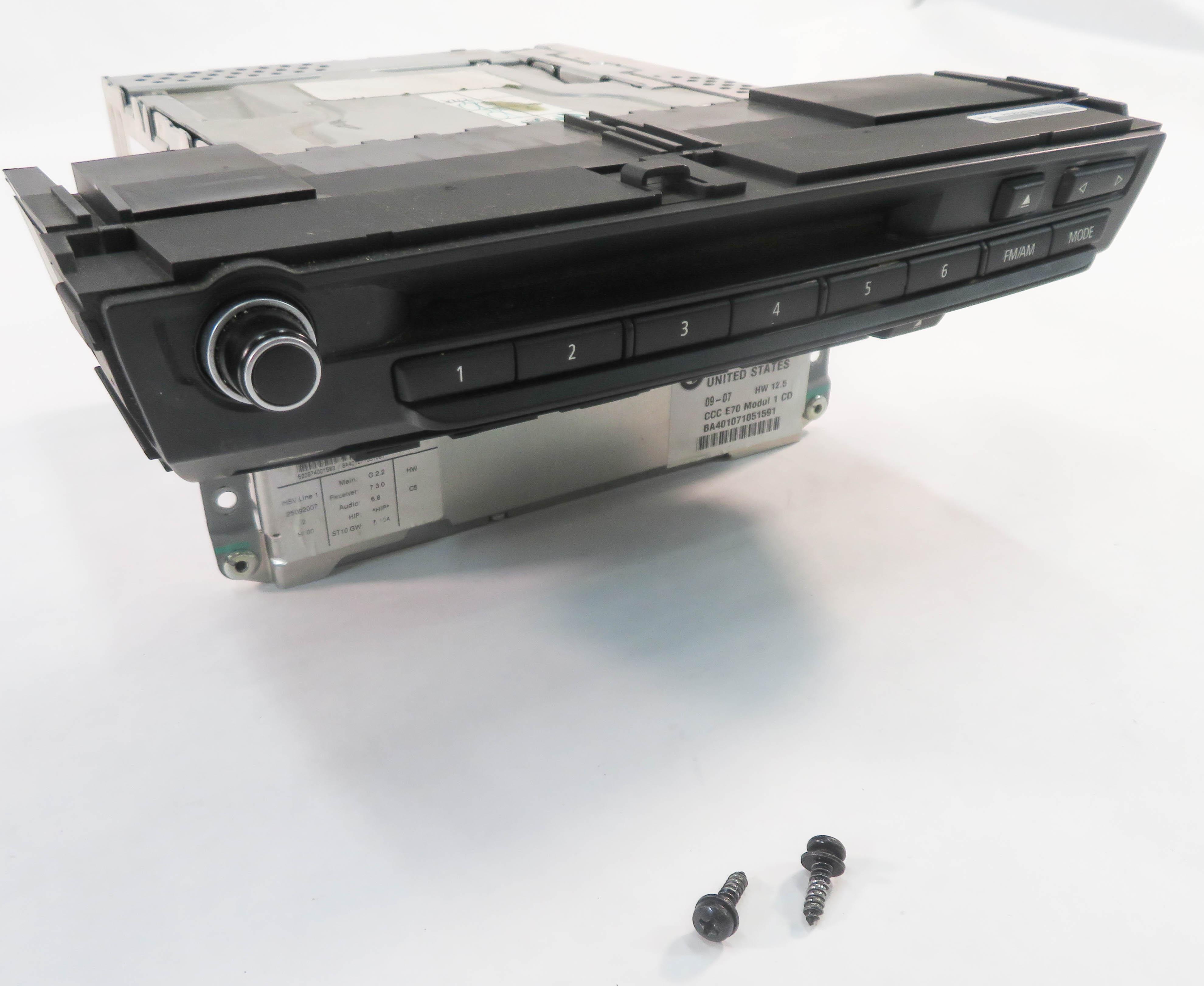 2007-2010 BMW X5 X6 (E70 E71) GPS NAVIGATION DVD CD PLAYER RADIO STEREO RECEIVER — exact item pictured