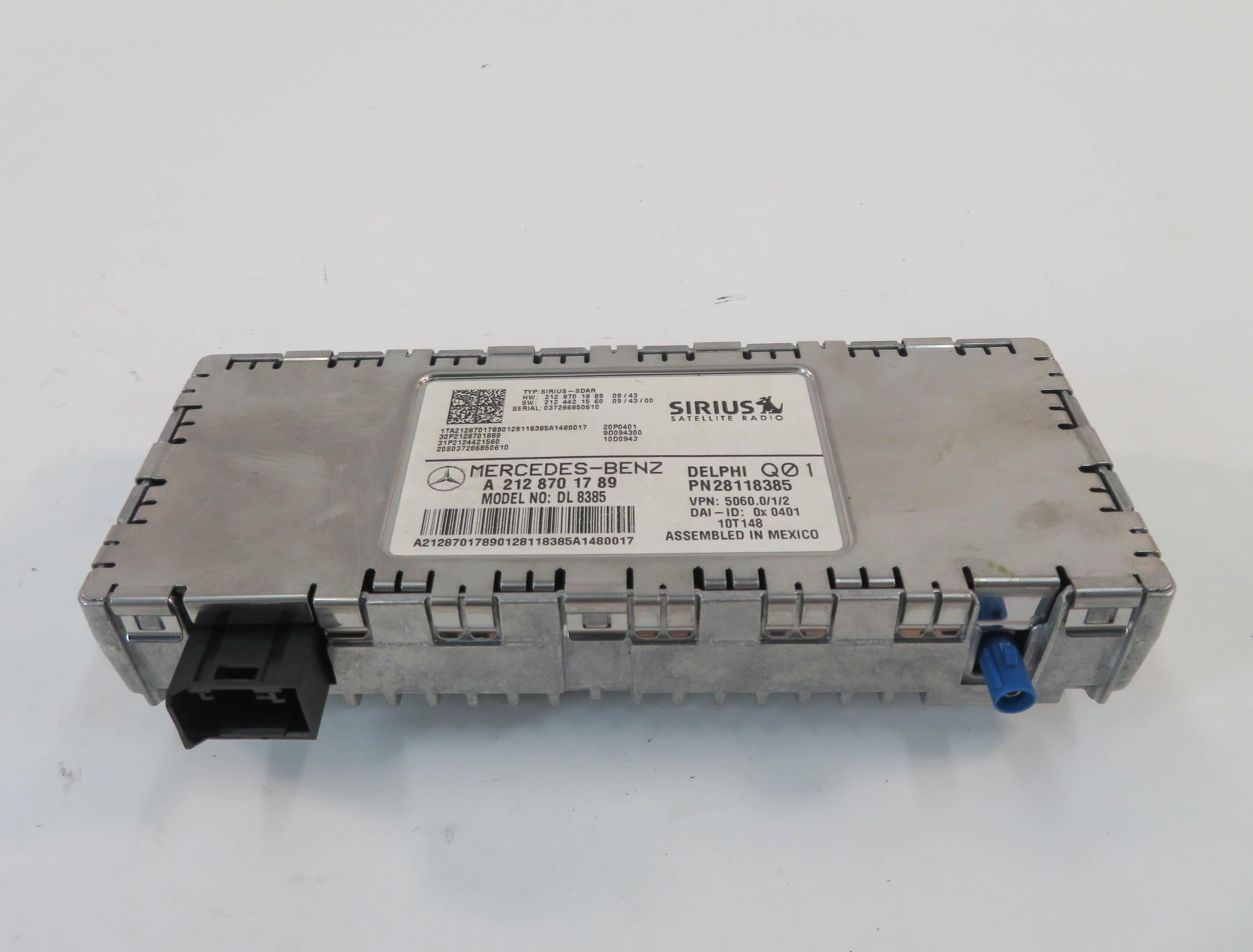 10-16 MERCEDES C250 C300 C350 E350 E550 GLK350 ML350 - SIRIUS SATELLITE RECEIVER — exact item pictured