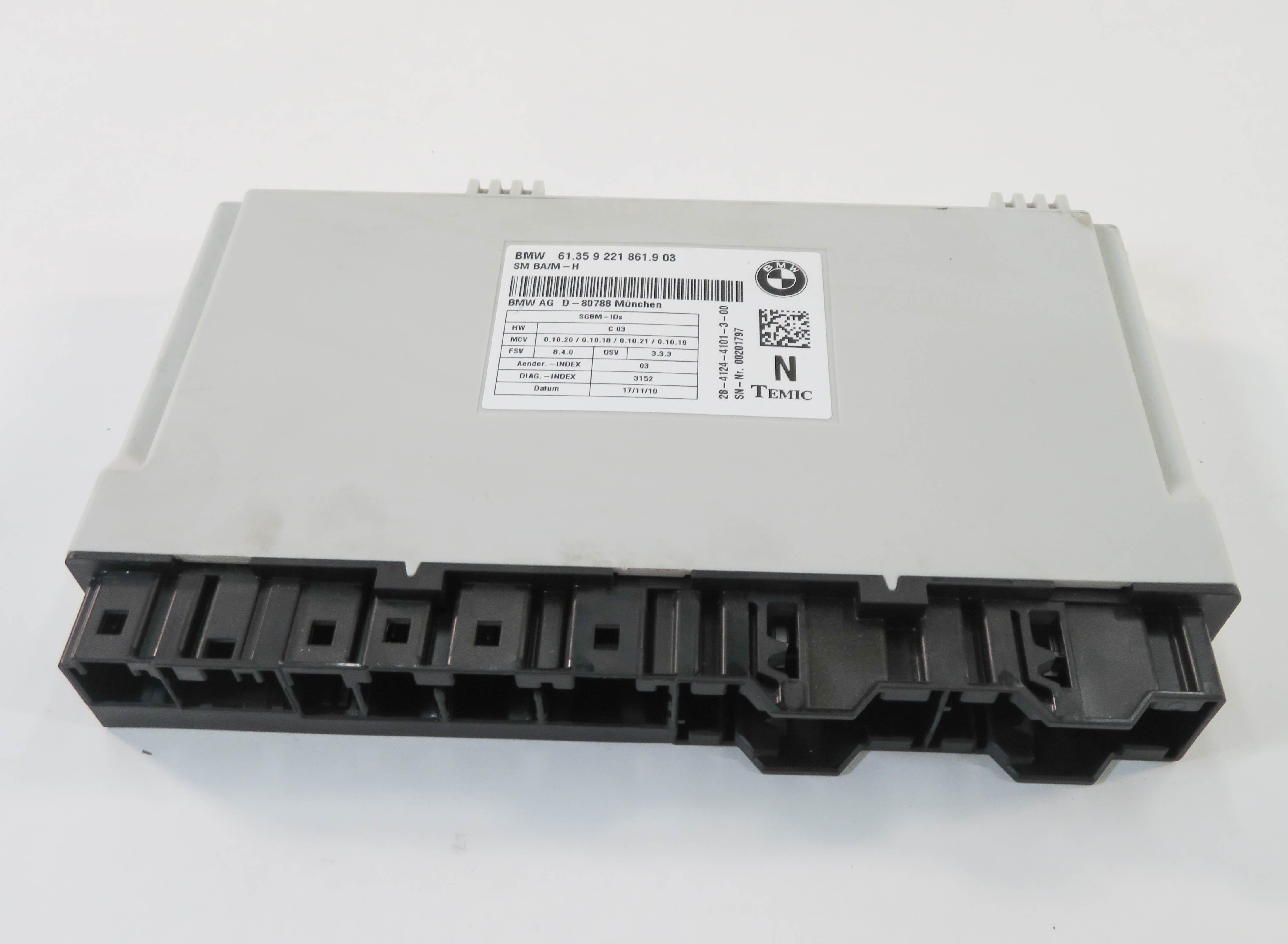 2010-2016 BMW 128i 328i 335i M3 X1 X5 X6 Z4 - FRONT MEMORY SEAT CONTROL MODULE — exact item pictured