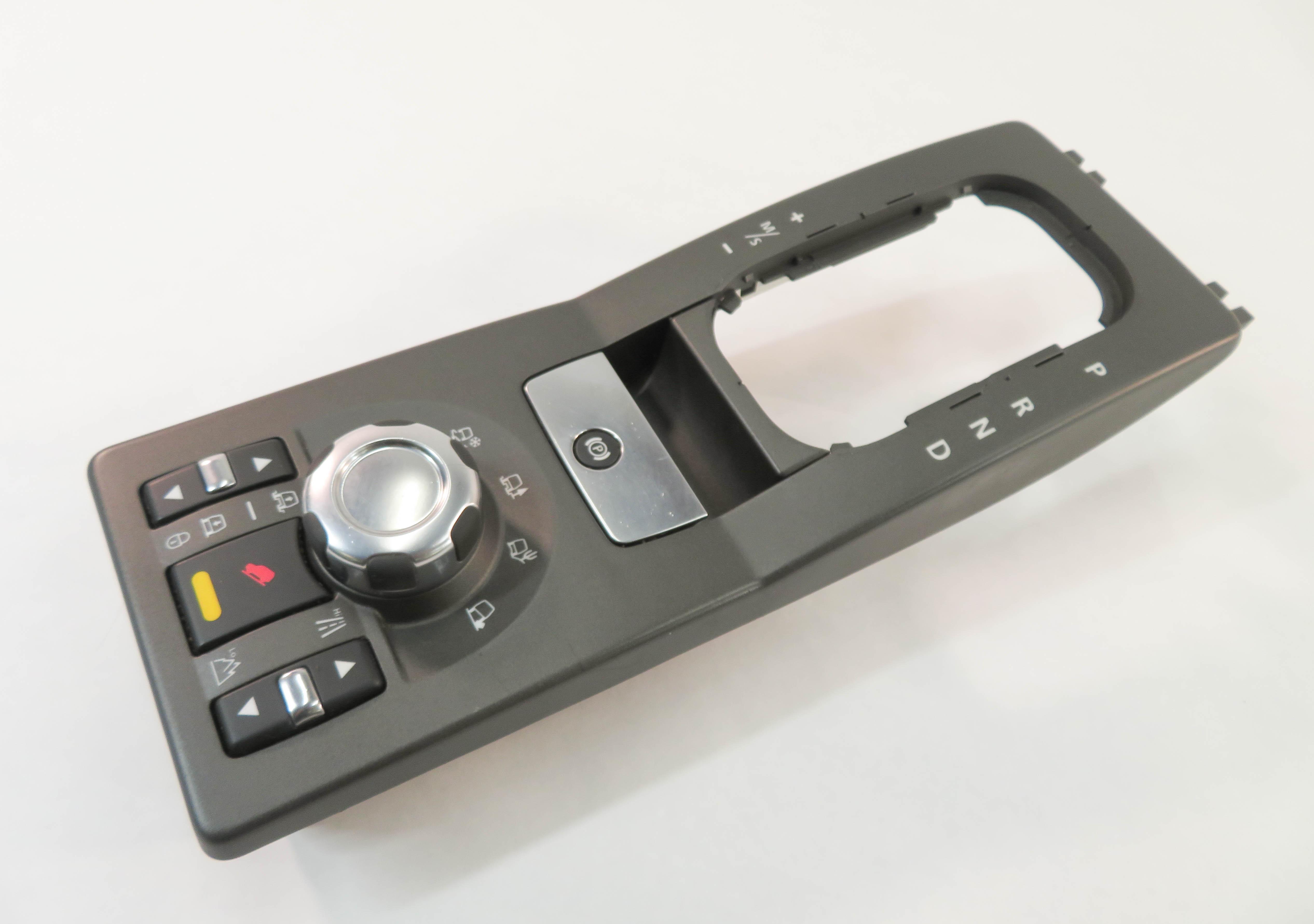 2010 RANGE ROVER SPORT (L320) GEAR SHIFTER TRIM w/ TERRAIN CONTROL SWITCHES — exact item pictured