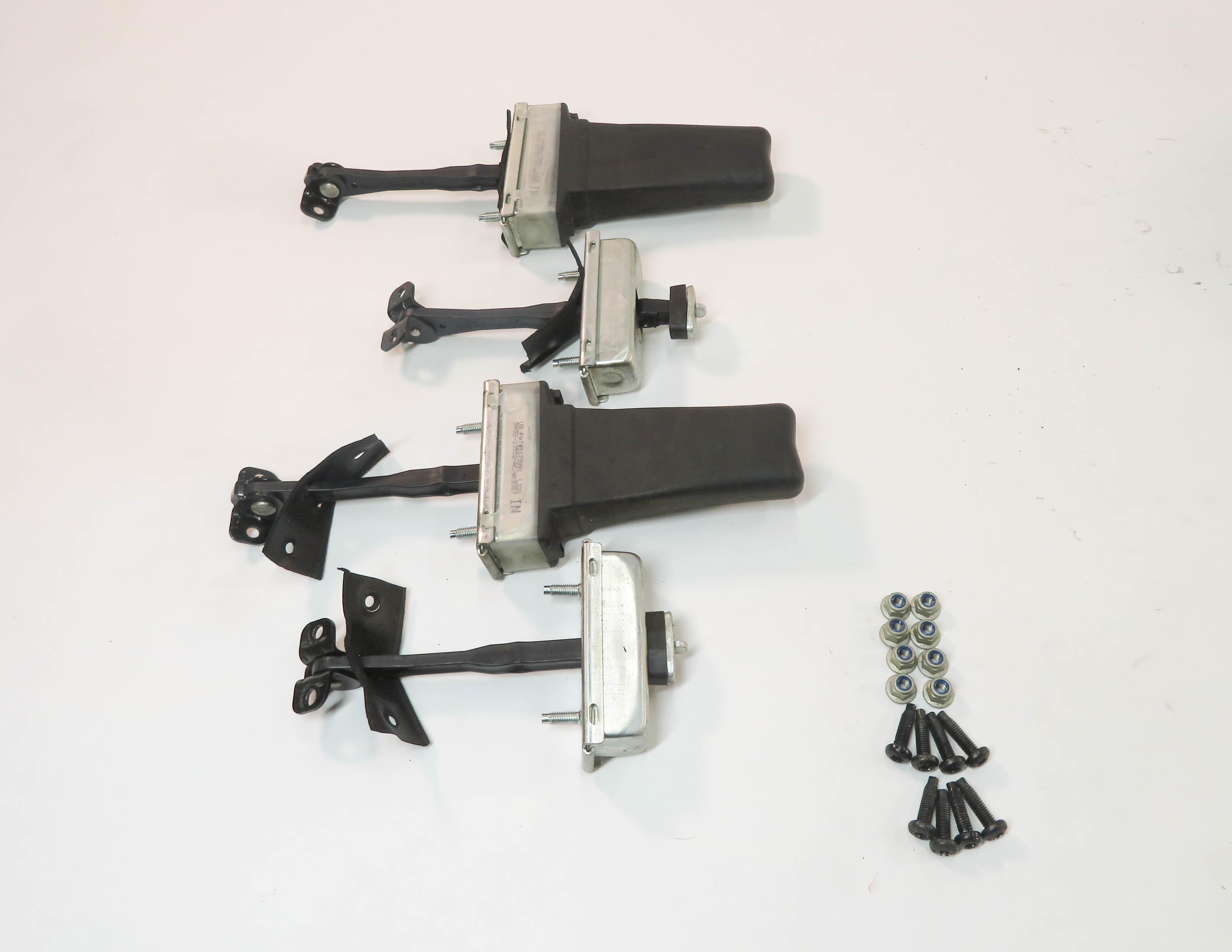 2010 RANGE ROVER SPORT (L320) FRONT & REAR DOOR HINGE CHECK STOP DETENT SET-4 — exact item pictured