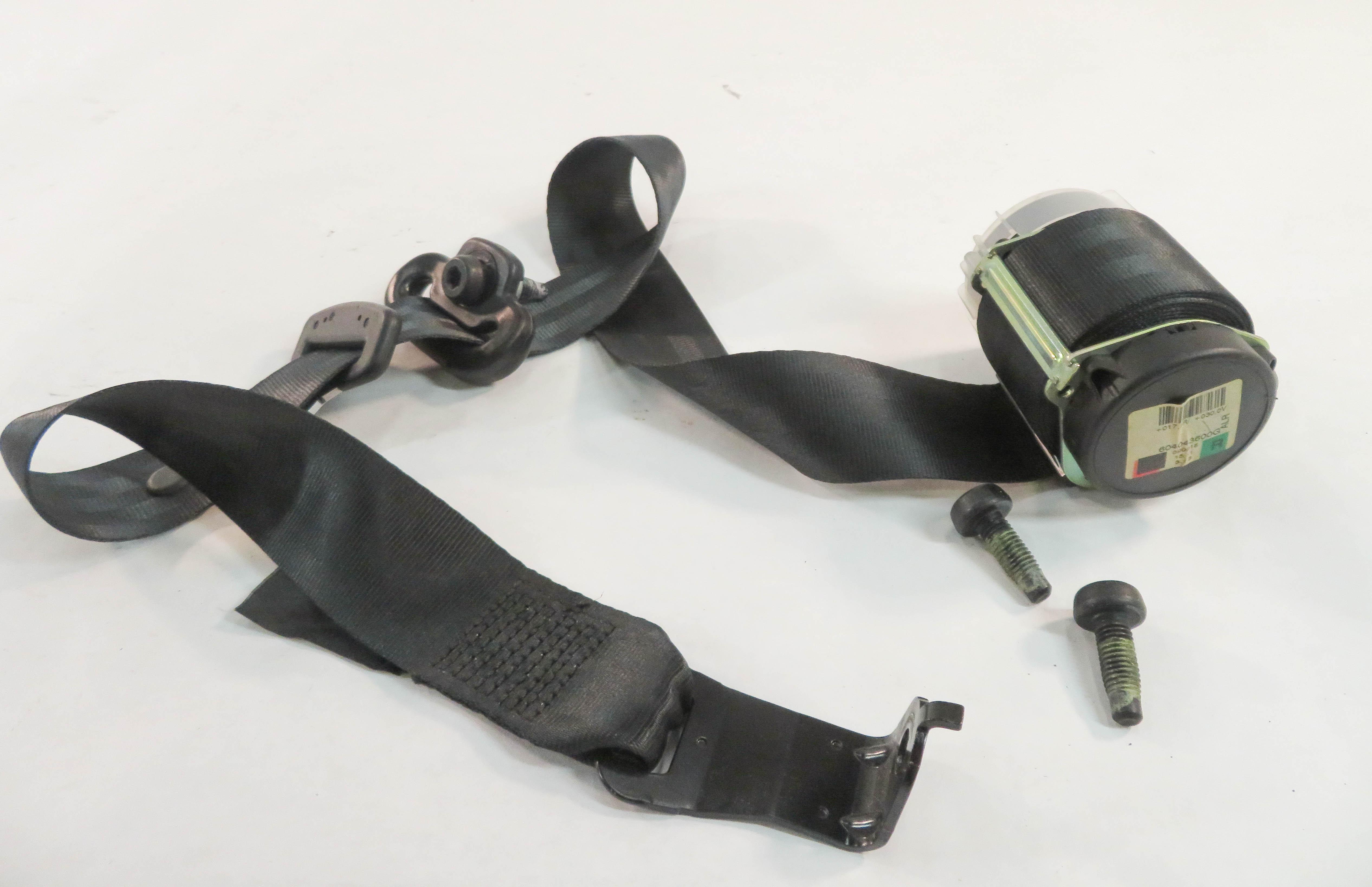 2010 RANGE ROVER SPORT (L320) RIGHT REAR 2nd ROW SEAT SEATBELT RETRACTOR (BLACK) — exact item pictured