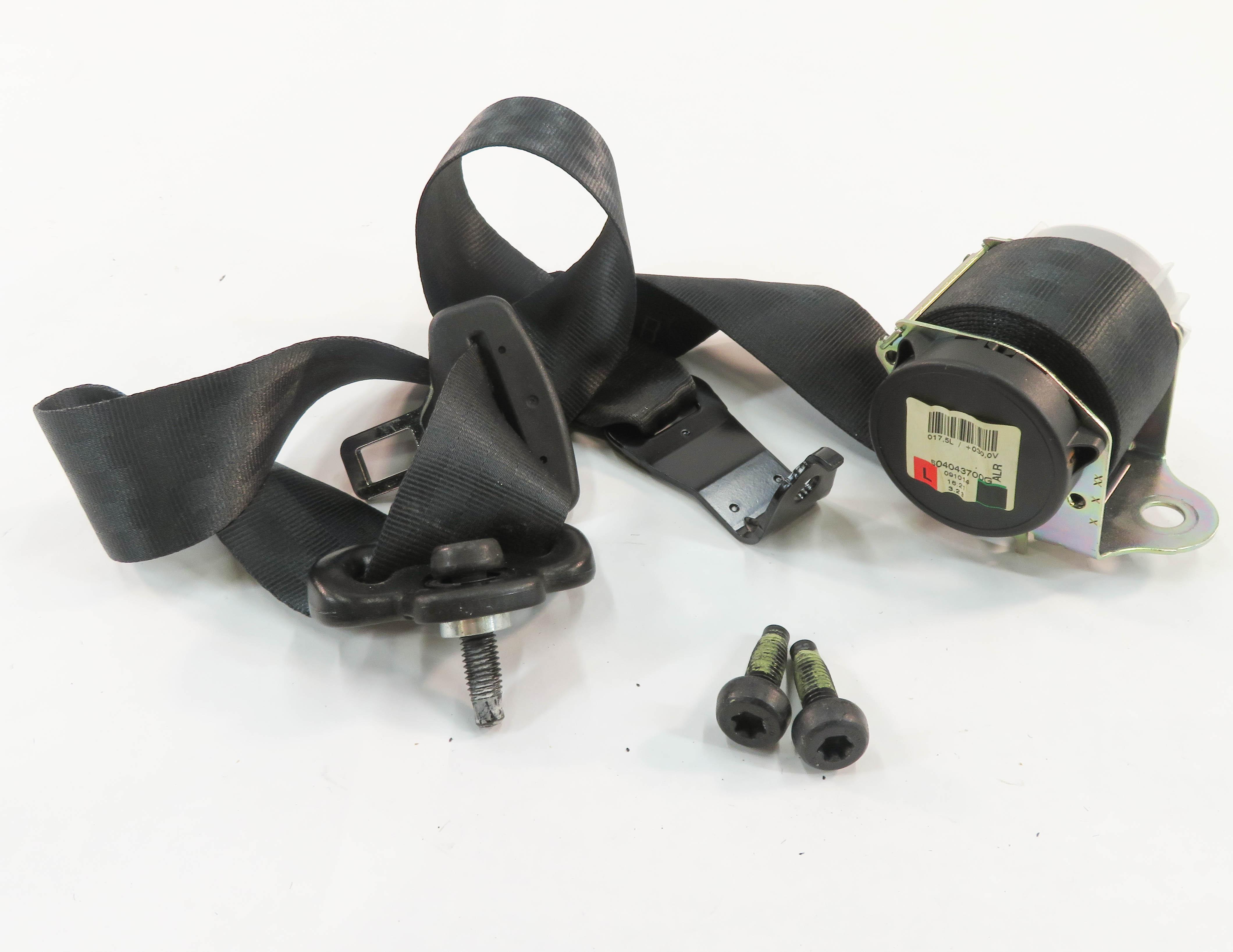 2010 RANGE ROVER SPORT (L320) LEFT REAR 2nd ROW SEAT SEATBELT RETRACTOR (BLACK) — exact item pictured