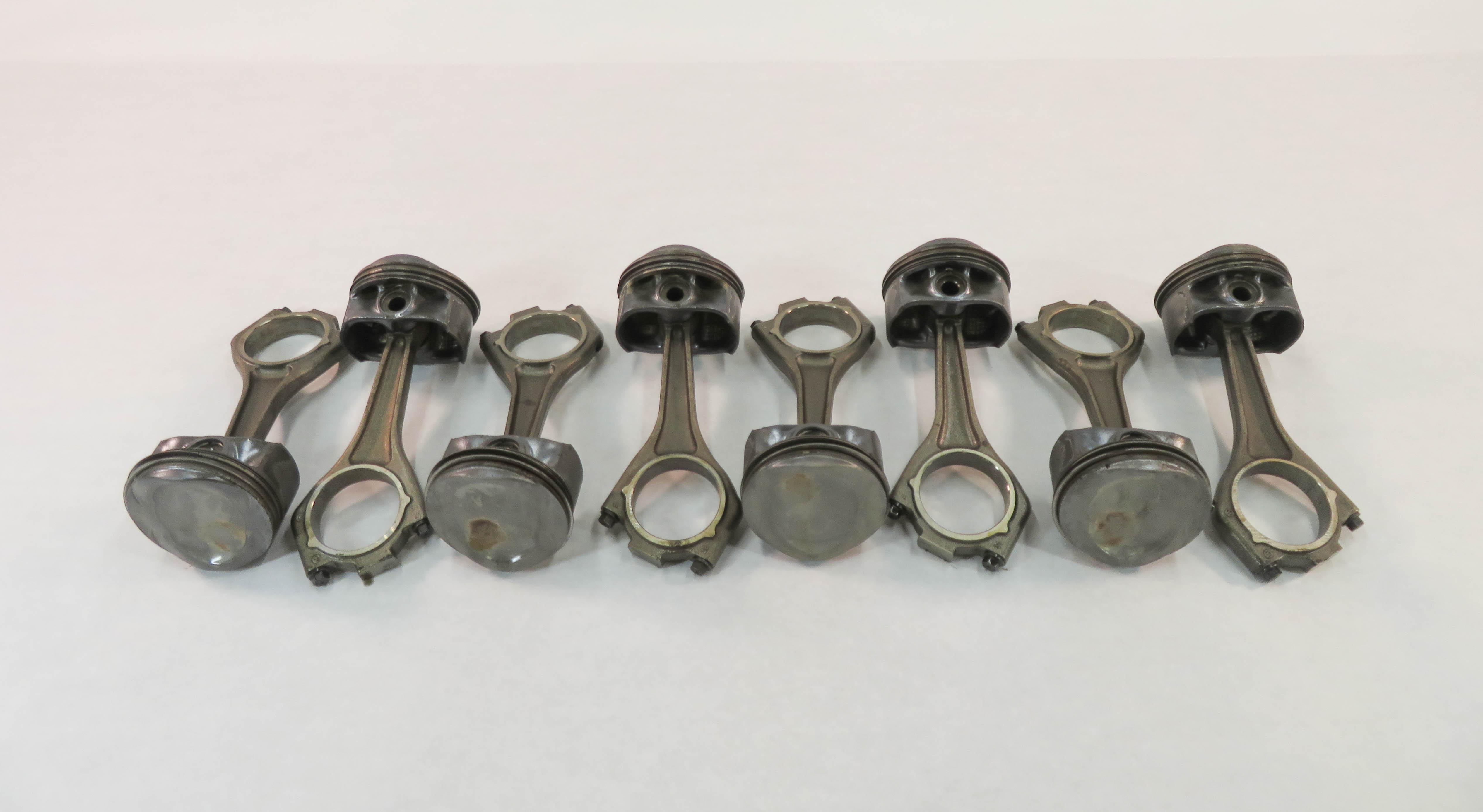 2010 RANGE ROVER SPORT (L320) 5.0L AJ133 V8 ENGINE PISTON w/ CONNECTING ROD SET — exact item pictured