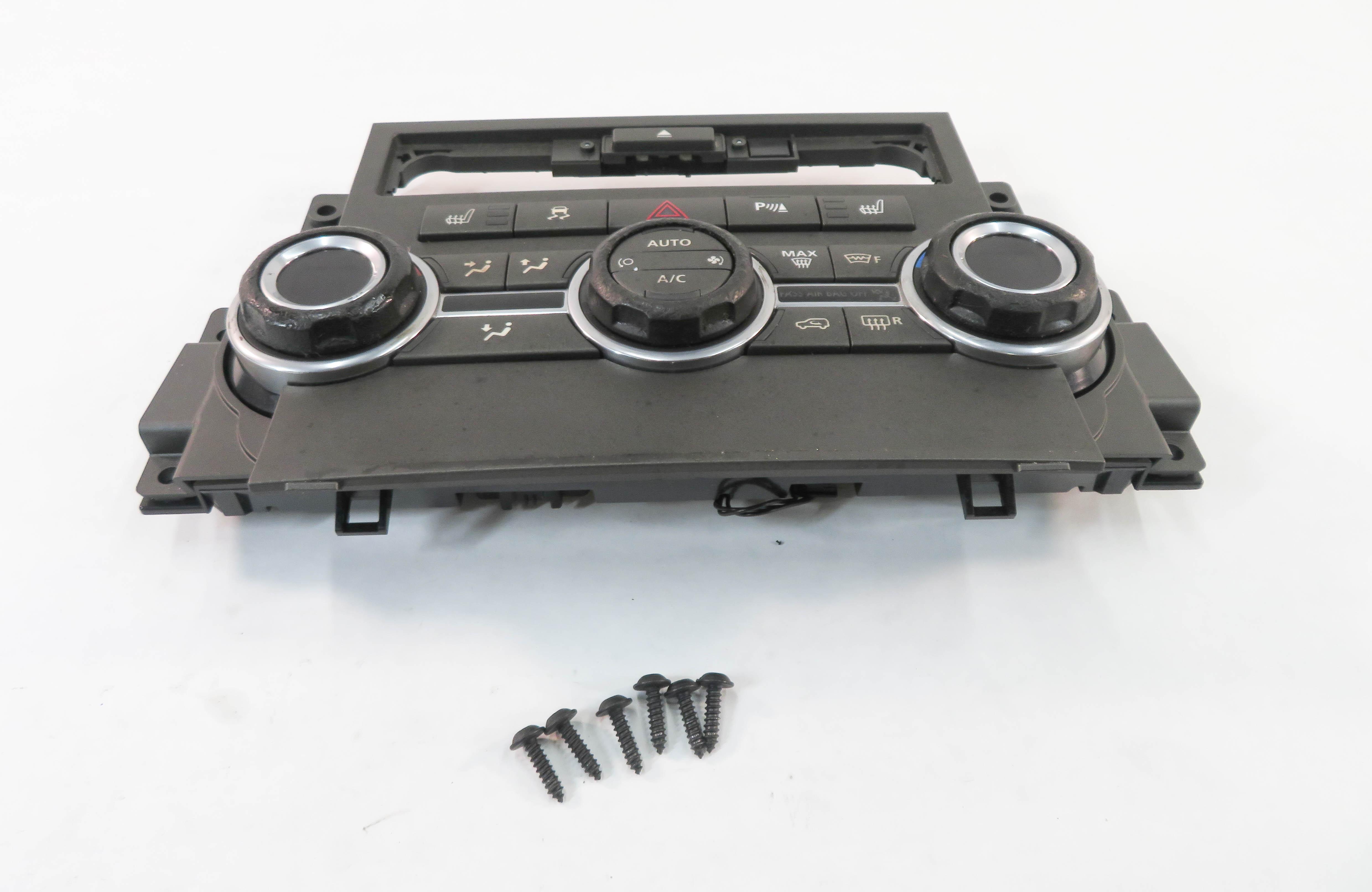 10-16 LR4 / RANGE ROVER SPORT (L320) FRONT HEATER A/C TEMPERATURE CONTROL PANEL — exact item pictured