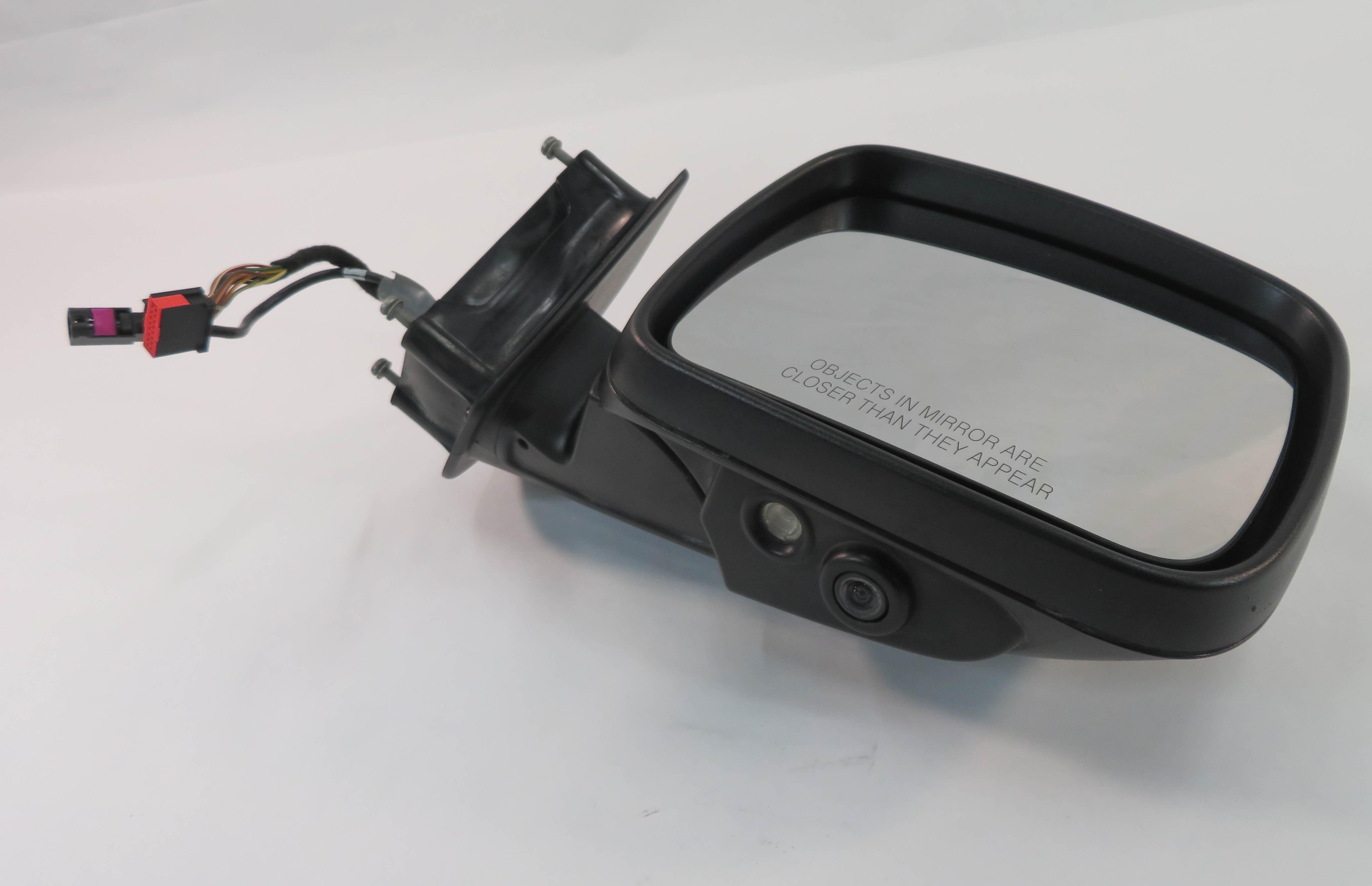 10-13 LR4 RANGE ROVER SPORT (L320) RIGHT PFOLD MEM HEATED CAMERA MIRROR (SILVER) — exact item pictured