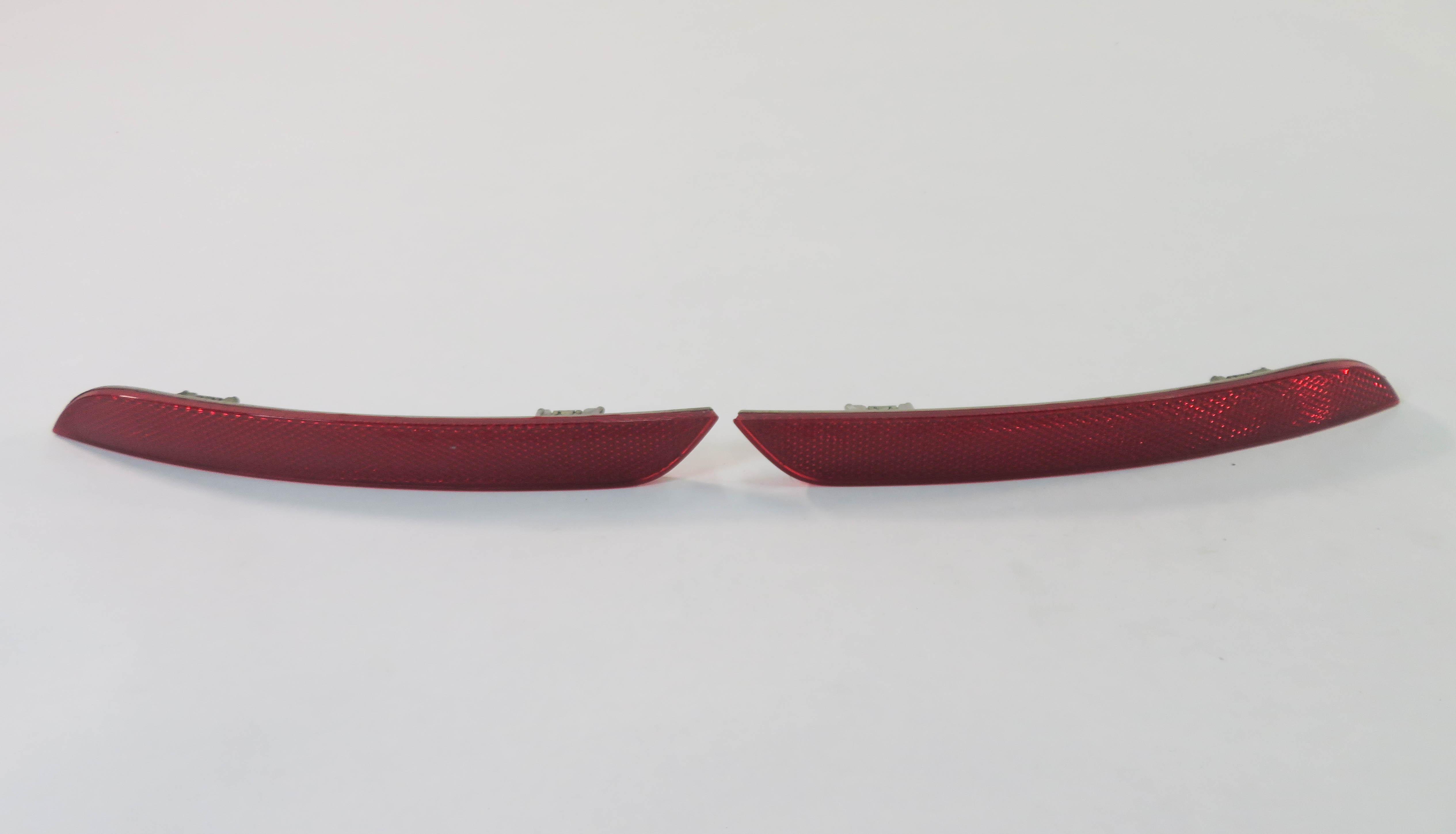 2011 BMW 535i (F10) LEFT & RIGHT REAR BUMPER MARKER REFLECTOR SET-2 — exact item pictured