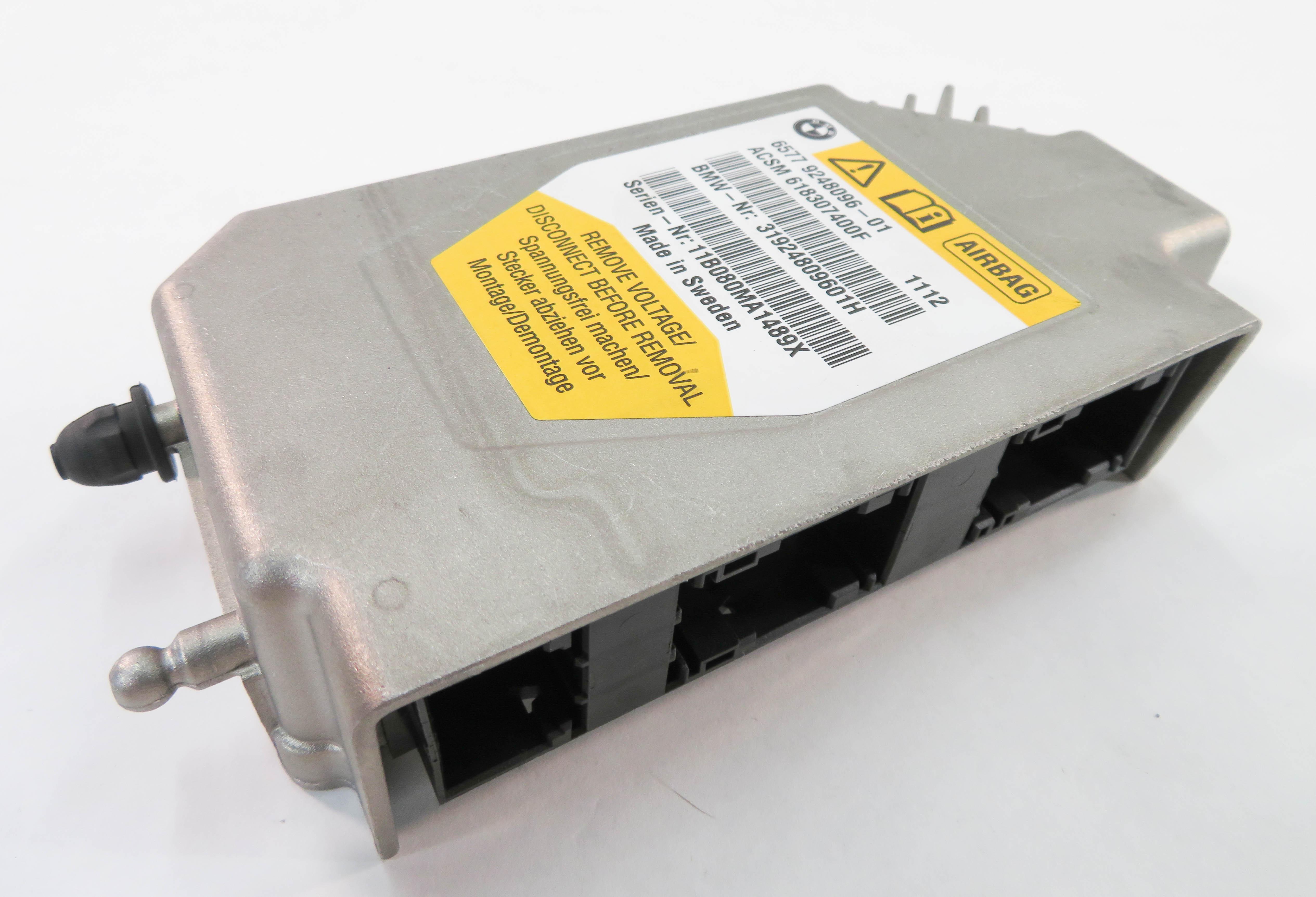 2011 BMW 528i 535i 550i (F10) MAIN PRIMARY SRS BAG CONTROL MODULE — exact item pictured