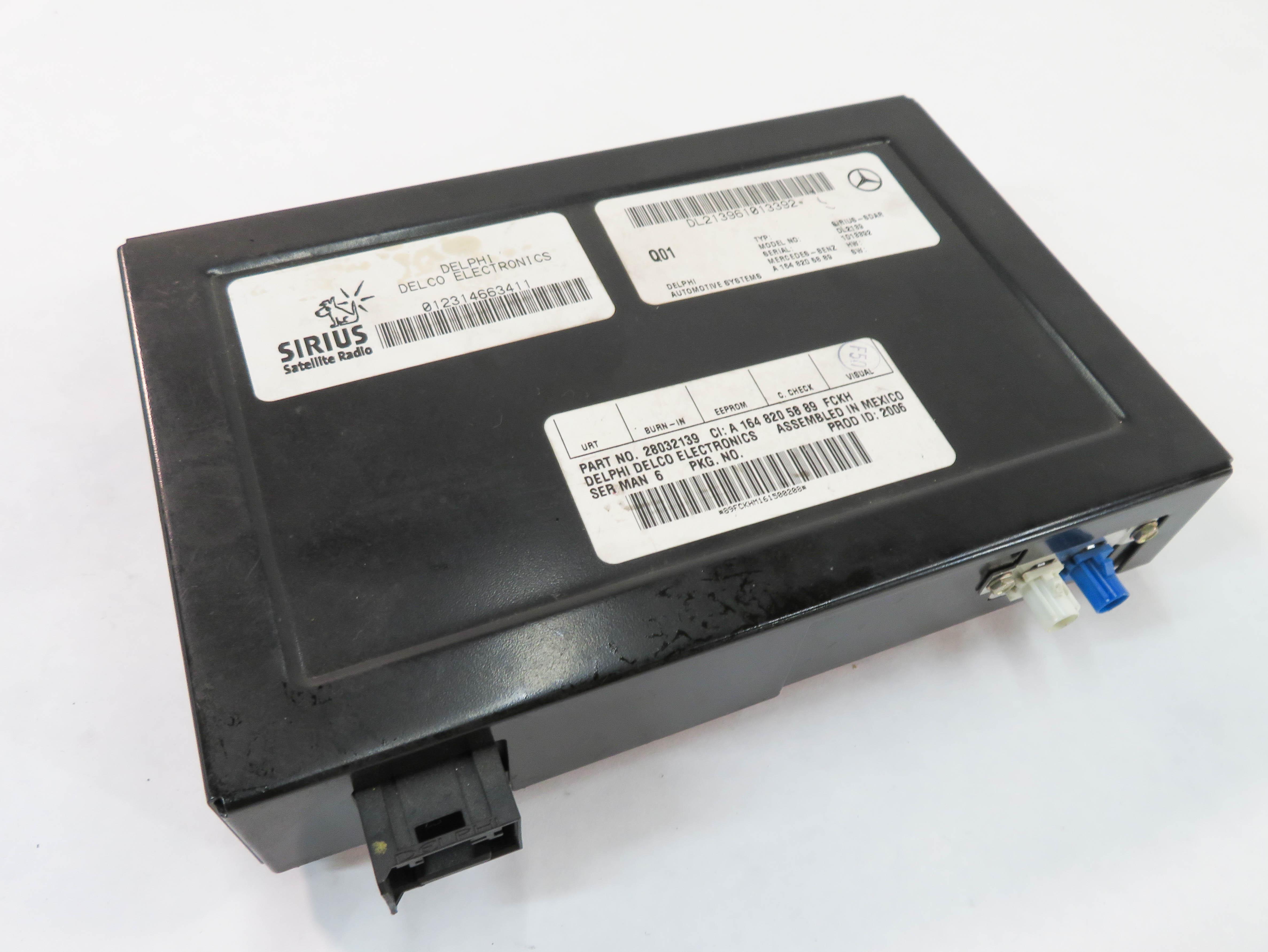 06-08 MERCEDES C350 E320 E350 GL320 GL450 ML350 ML500 - SIRIUS SATELLITE MODULE — exact item pictured