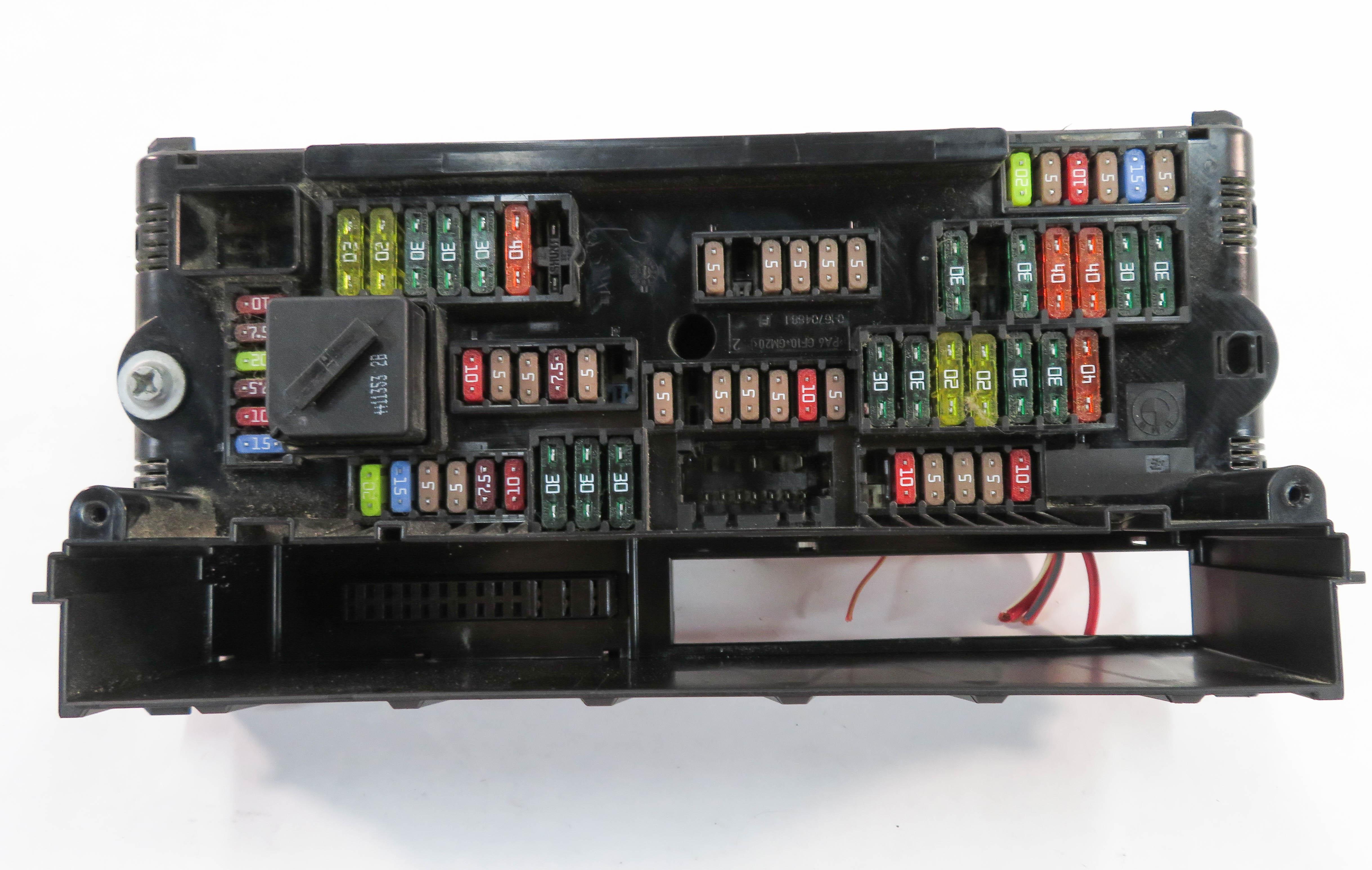 2012 BMW 535i (F10) FRONT POWER DISTRIBUTION FUSE BOX — exact item pictured