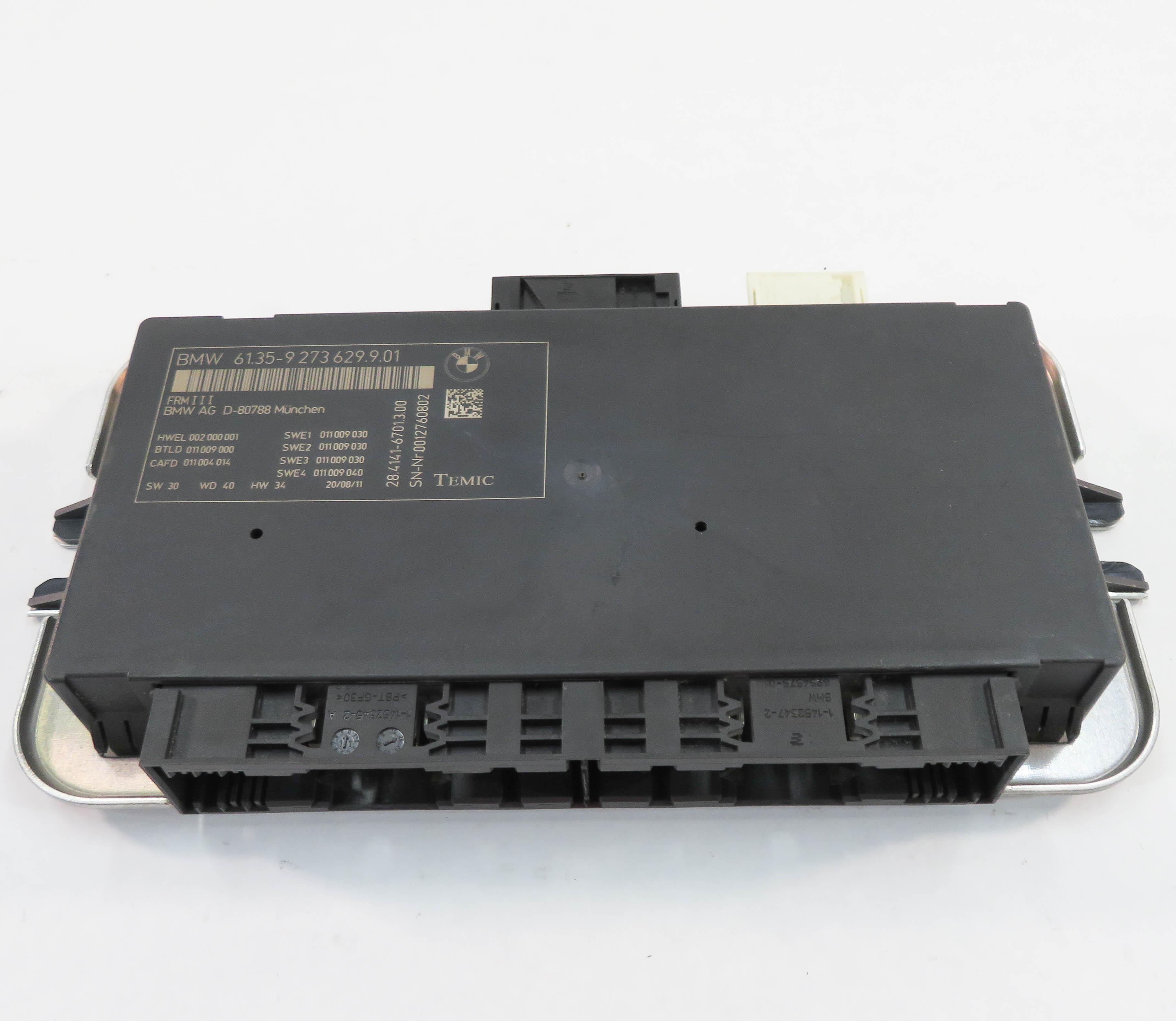 2010-2017 BMW 528i 535i 550i 650i 750i M5 X3 - FRMIII BODY LIGHT CONTROL MODULE — exact item pictured