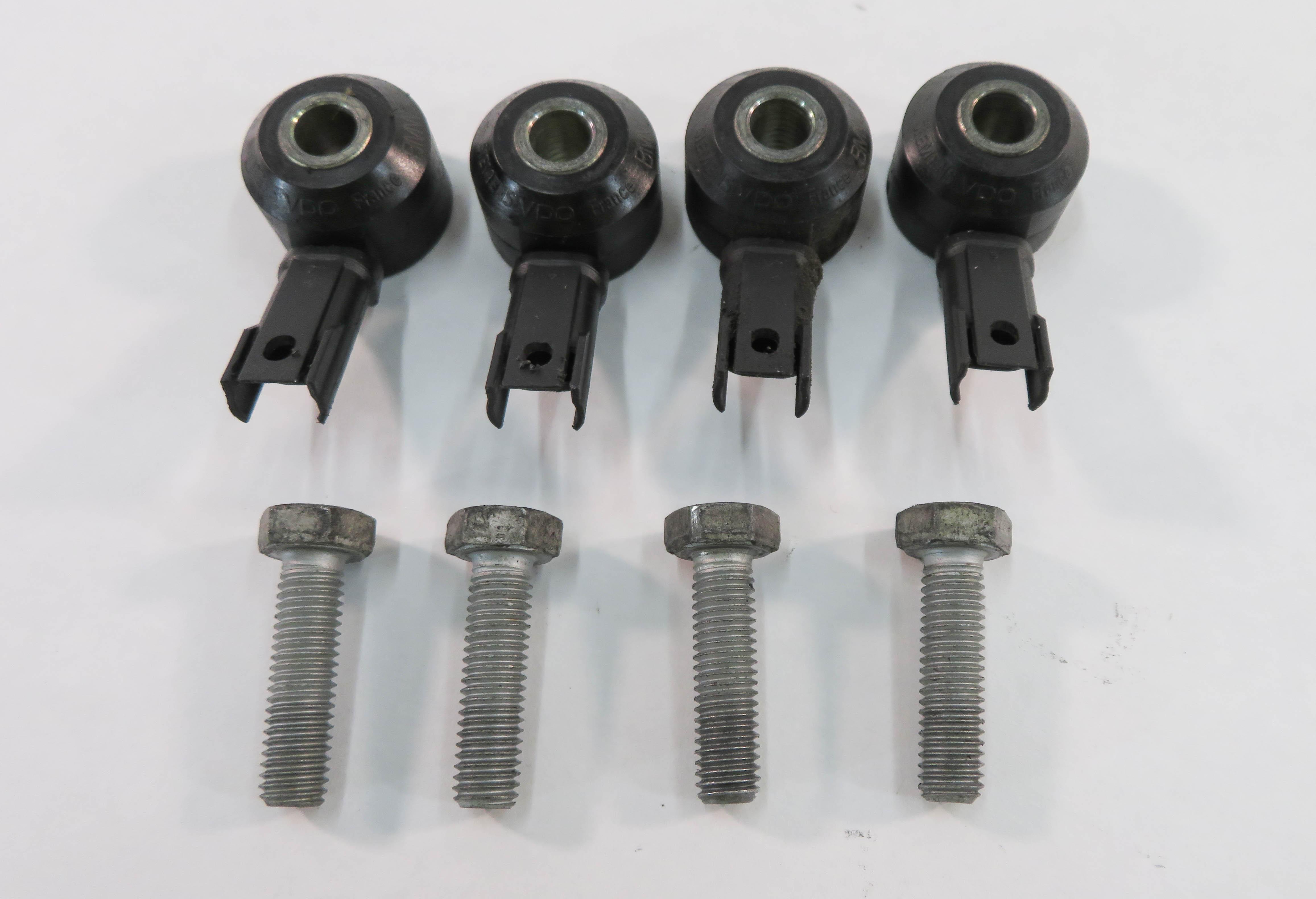 2010 BMW 750i (F01) 4.4L TWIN TURBO ENGINE - KNOCK PING DETONATION SENSOR SET-4 — exact item pictured
